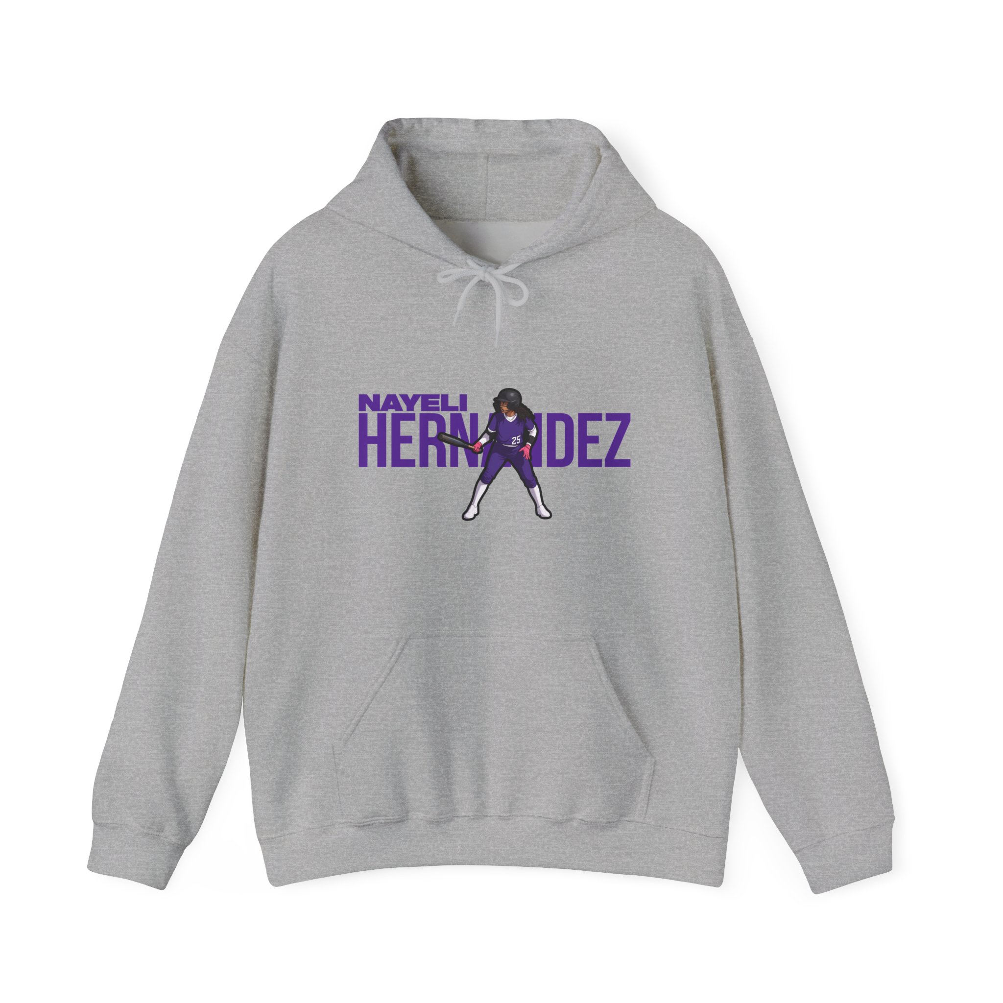 Hoodie — character_player_name in Grey