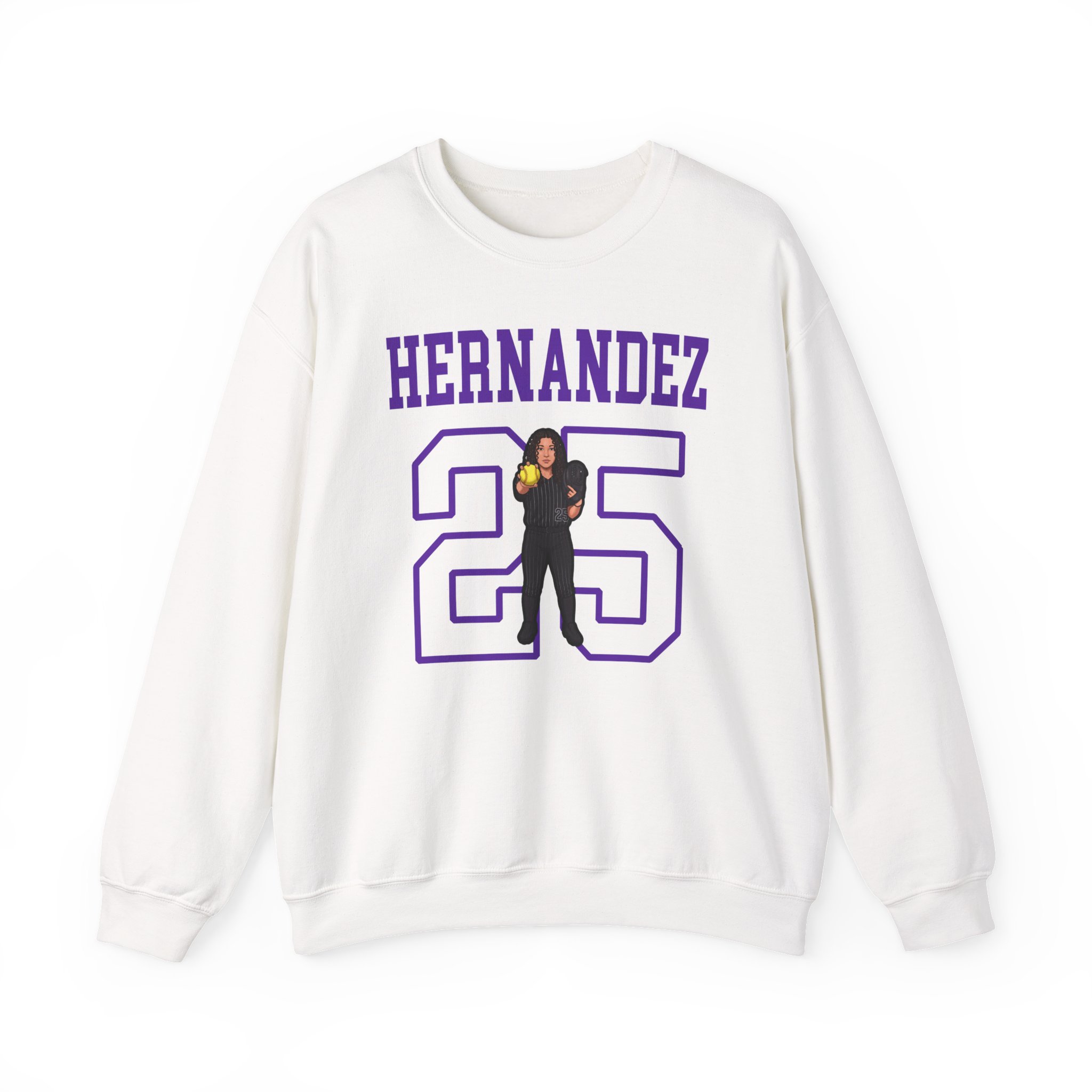 Crewneck Sweatshirt — character_shirsey in White