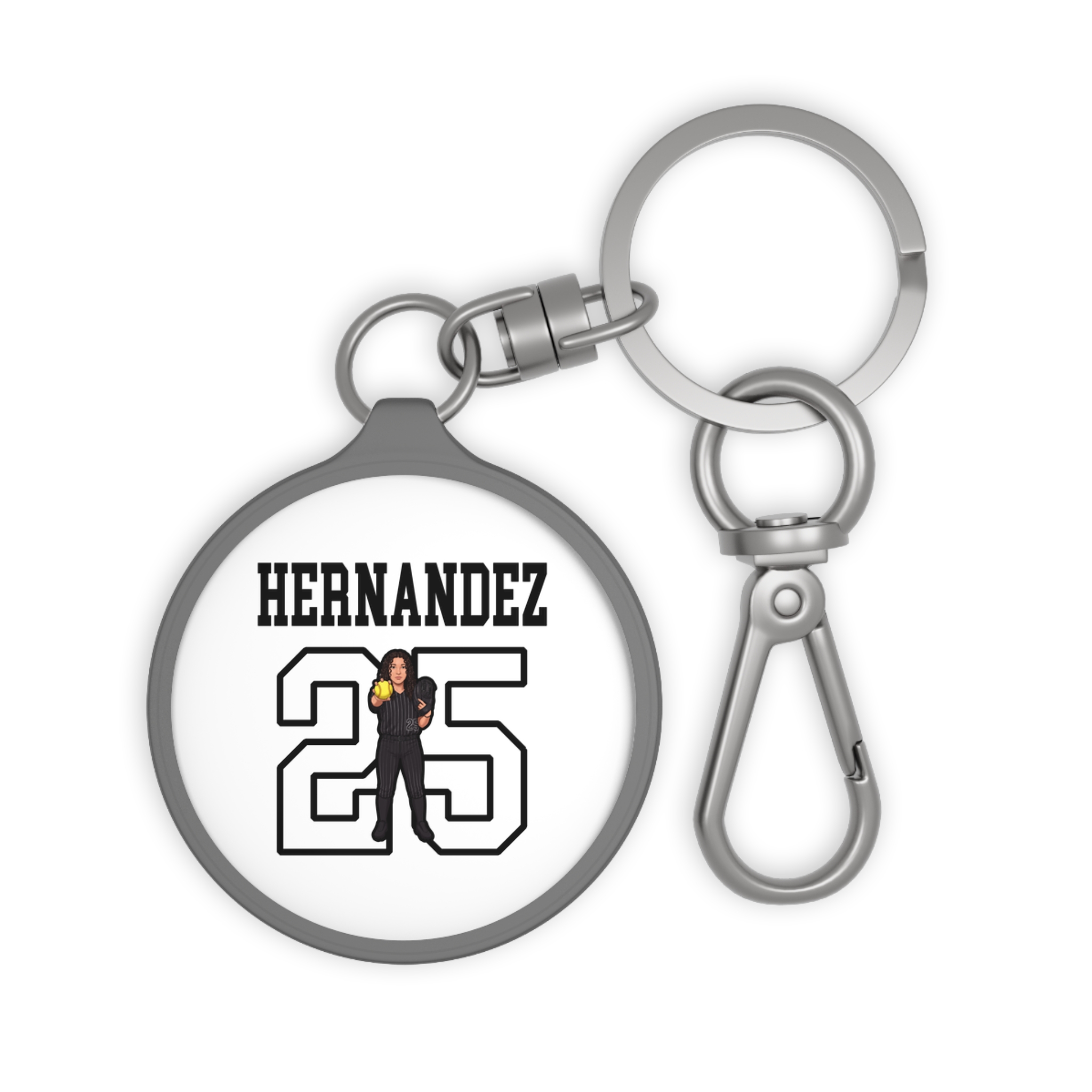 Keychain — character_shirsey in Grey