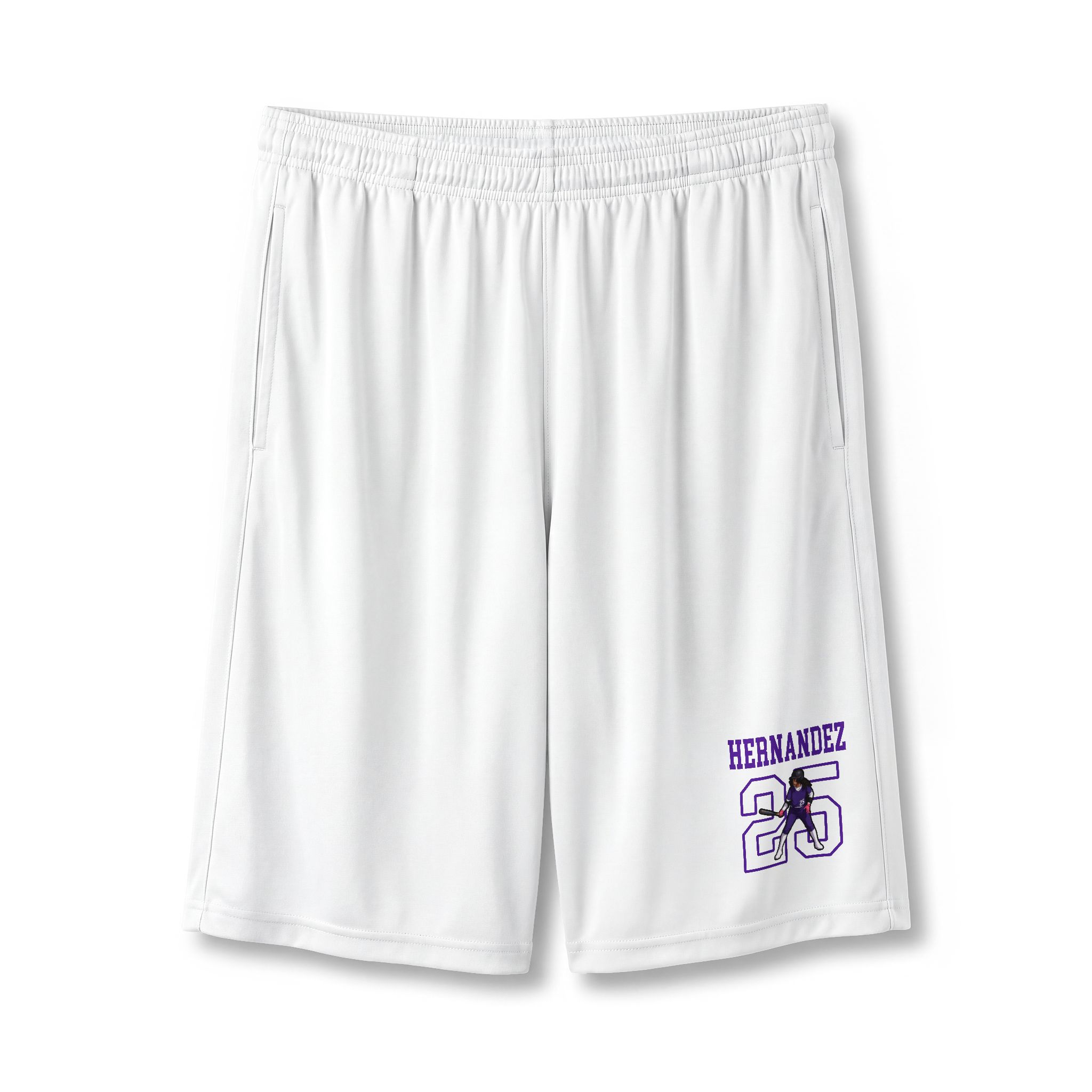 Shorts — character_shirsey in White