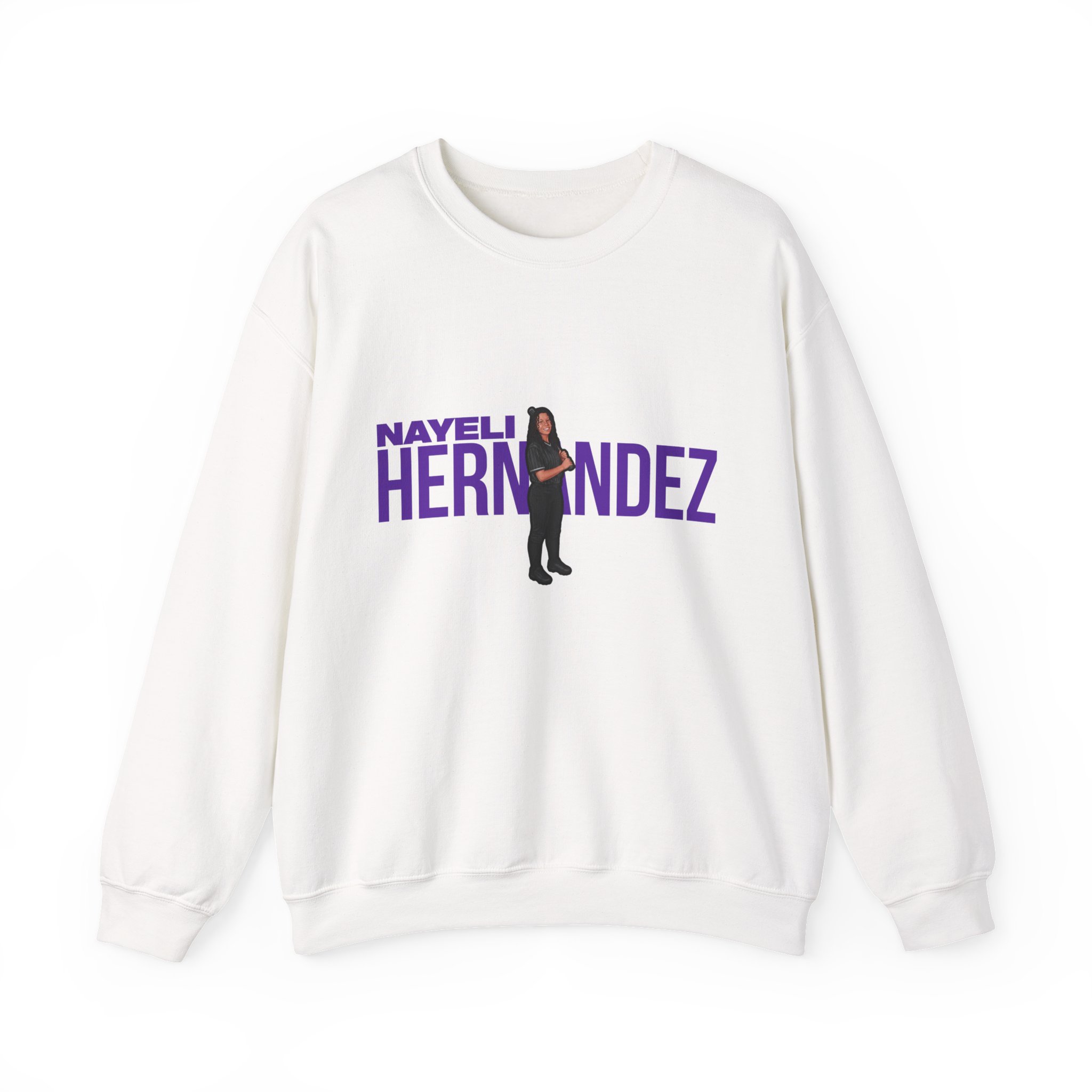 Crewneck Sweatshirt — character_player_name in White
