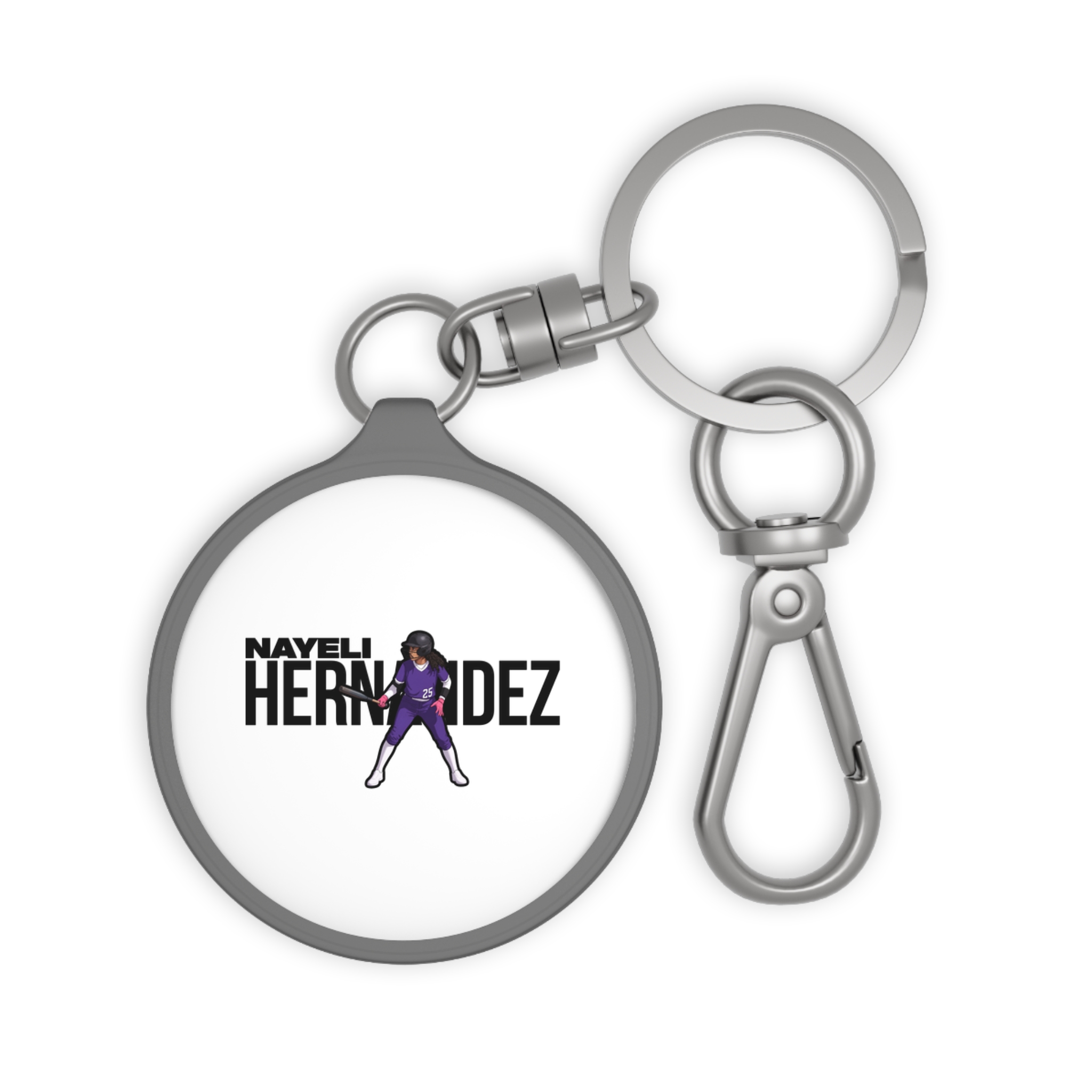 Keychain — character_player_name in Grey