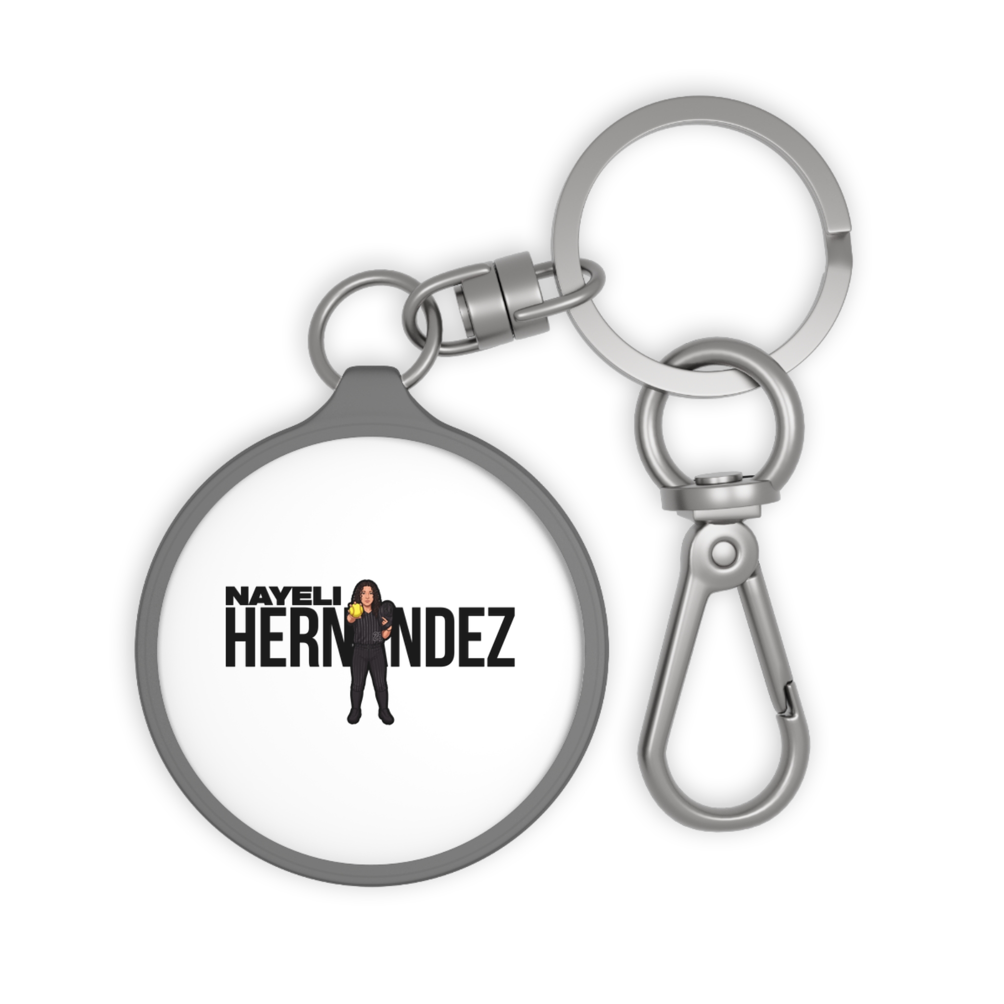 Keychain — character_player_name in Grey