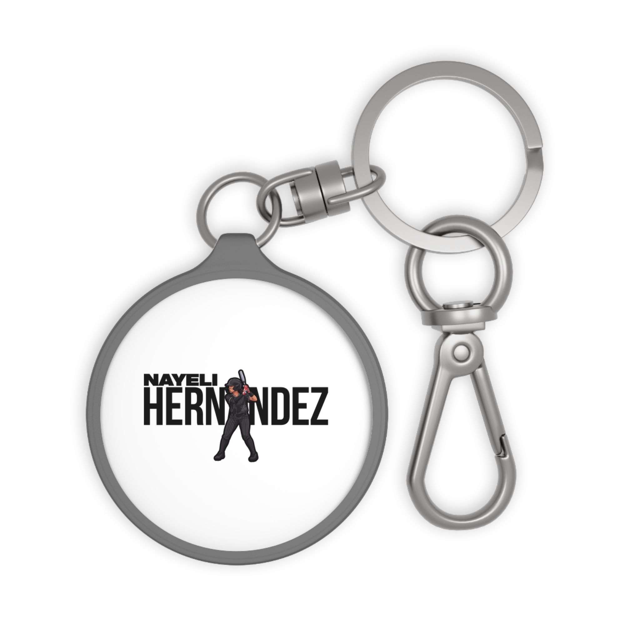 Keychain — character_player_name in Grey