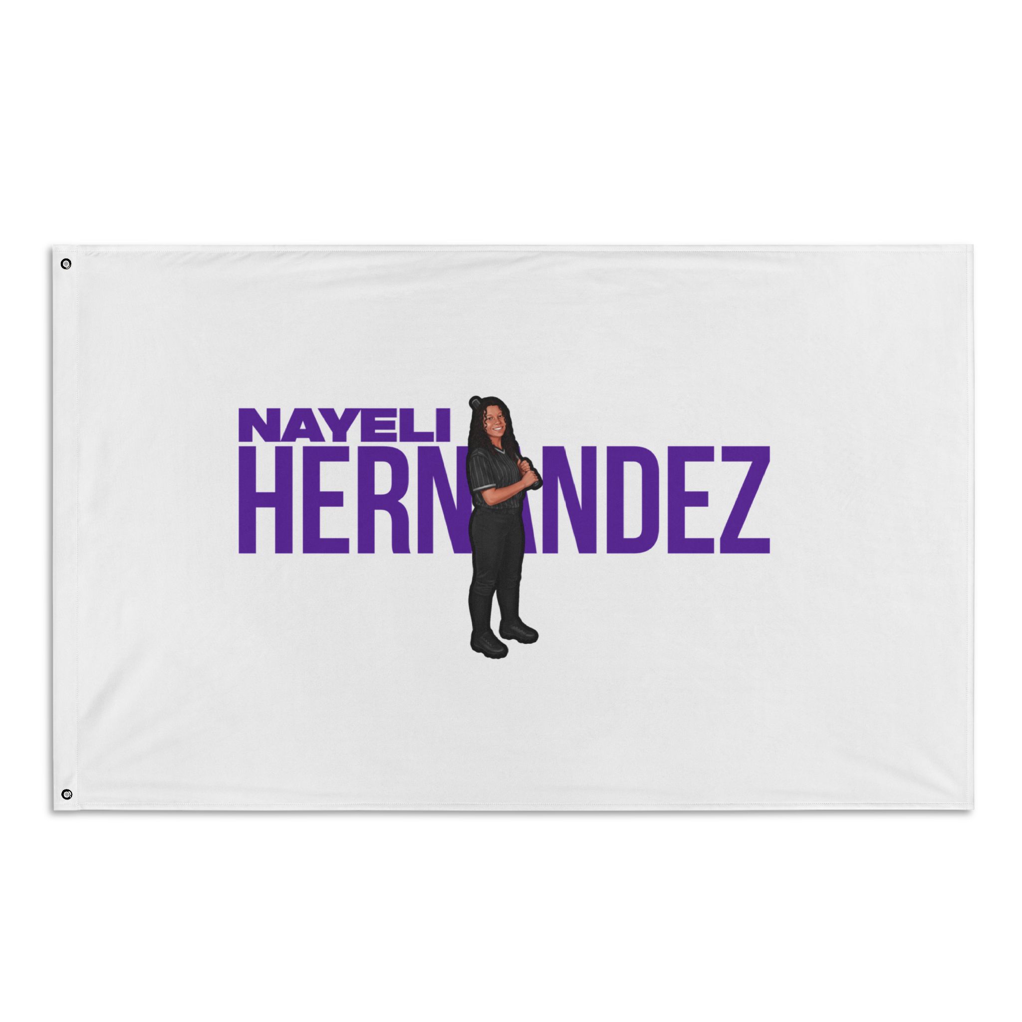 Flag (35 × 56 in) — character_player_name in Classic