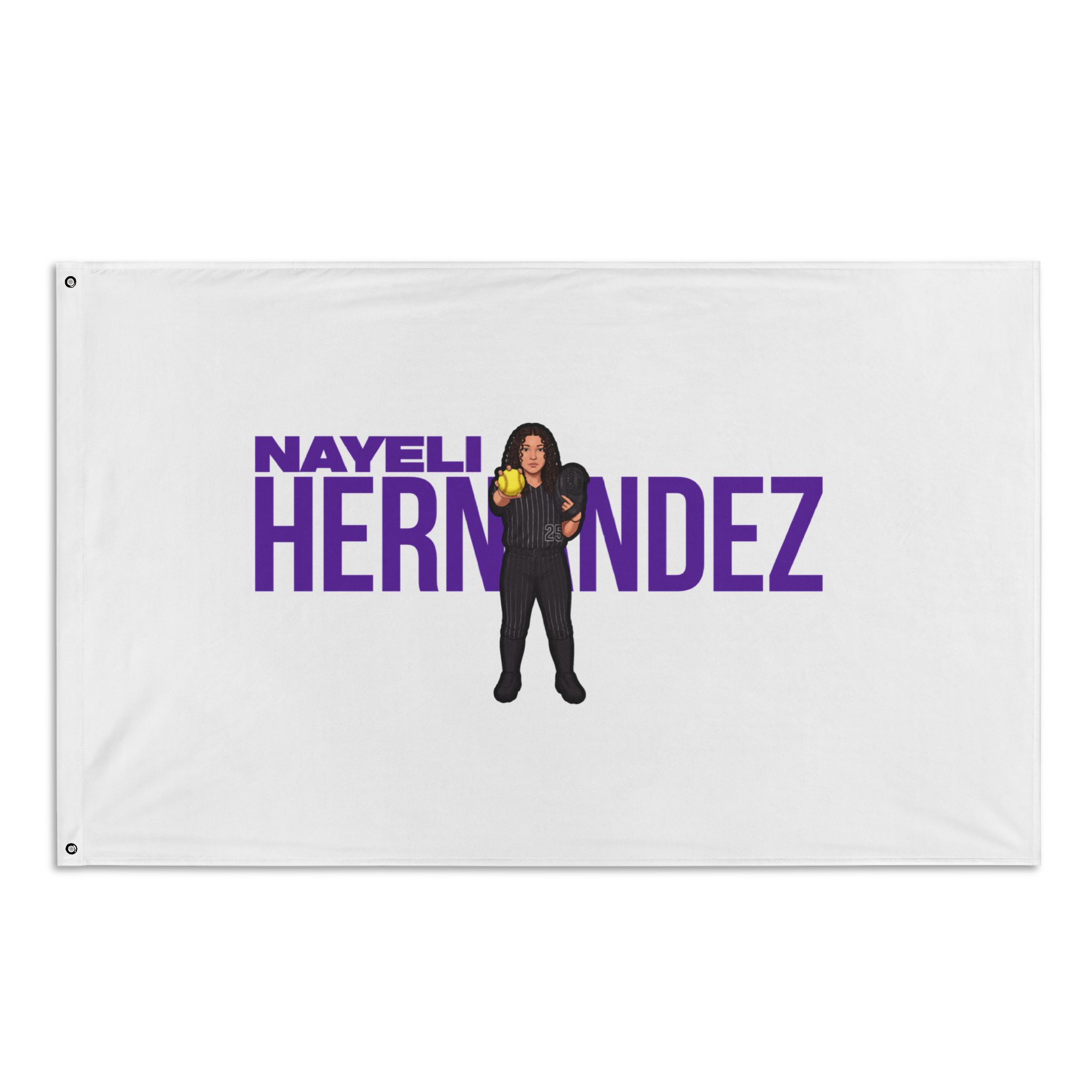 Flag (35 × 56 in) — character_player_name in Classic