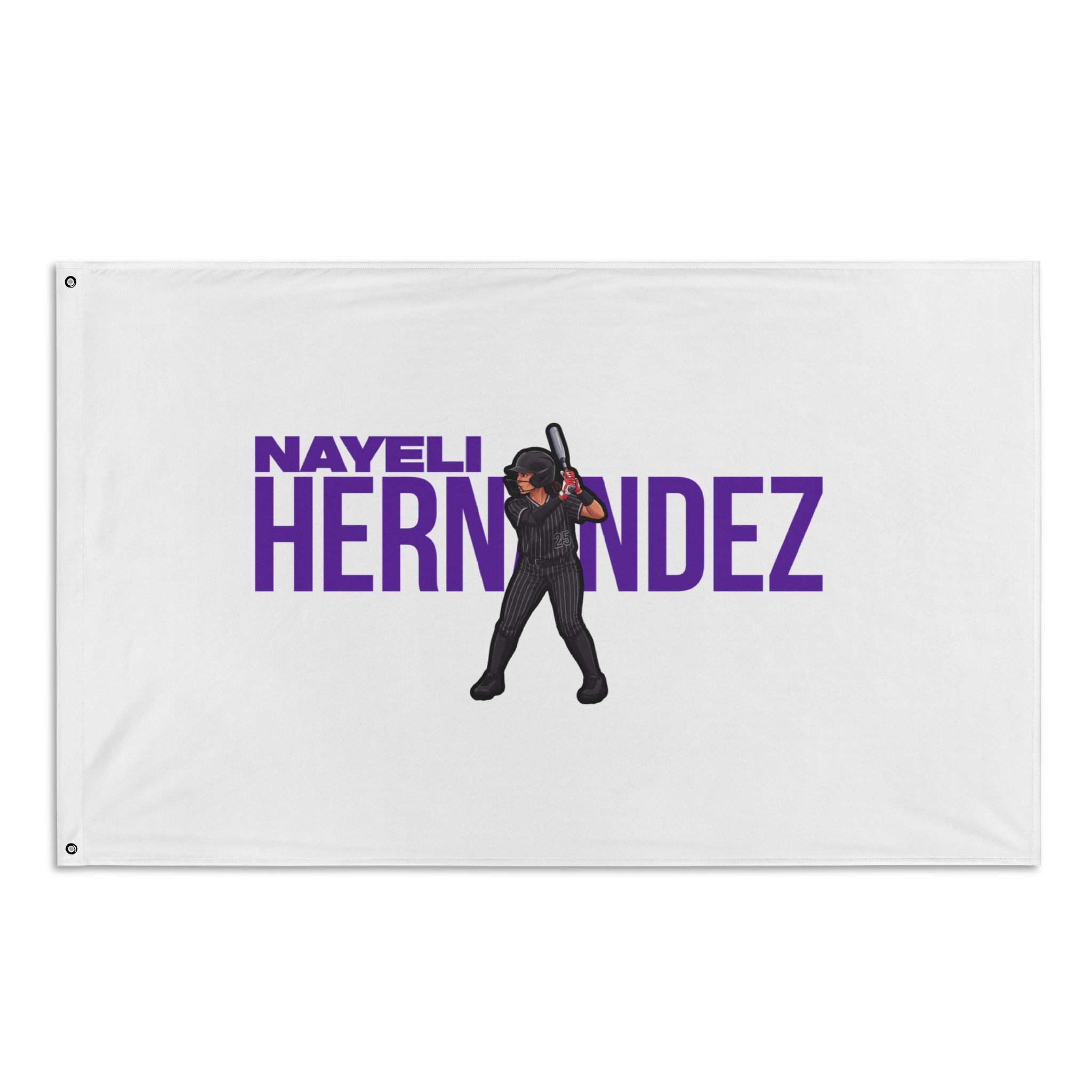 Flag (35 × 56 in) — character_player_name in Classic