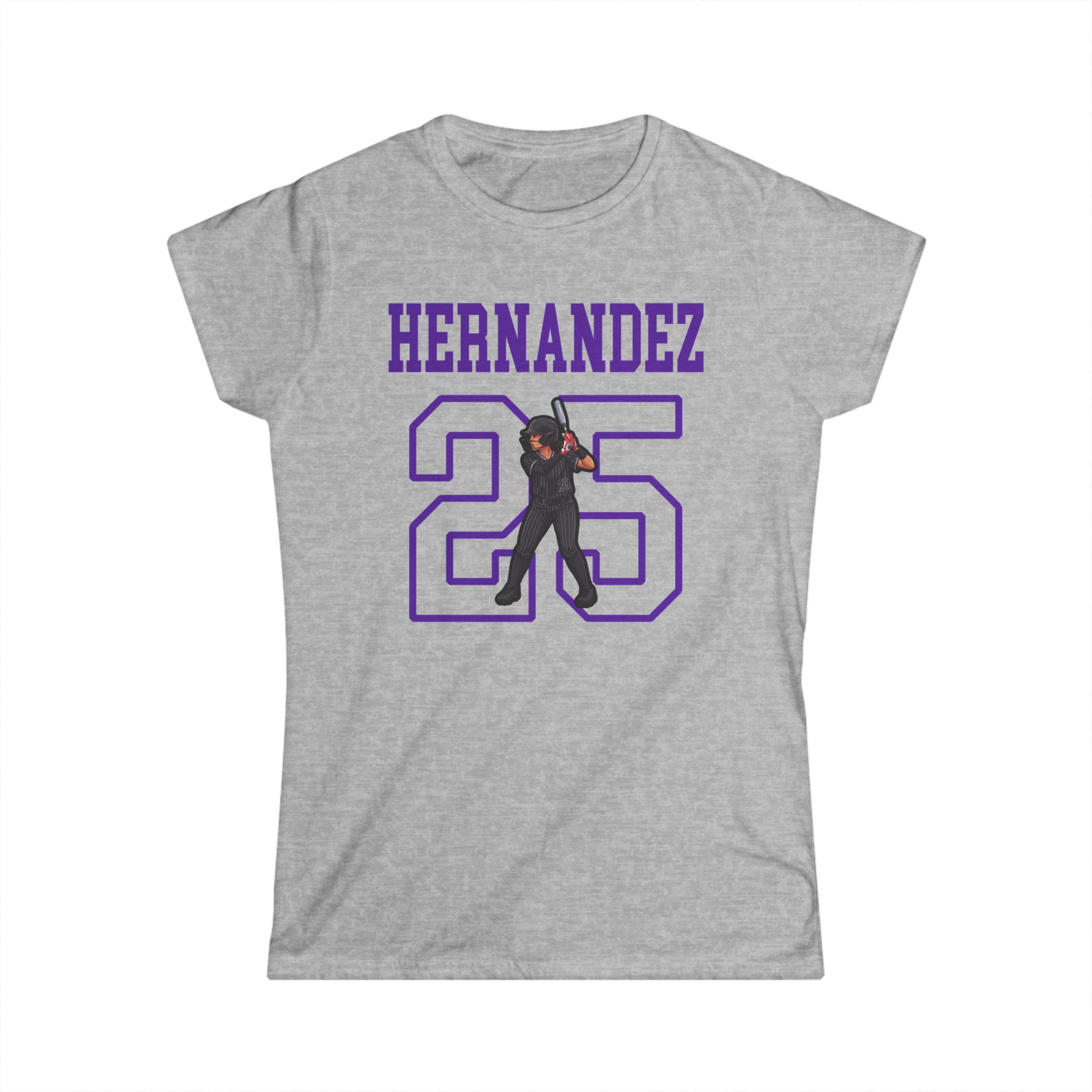 Women's Softstyle Tee — character_shirsey in Grey