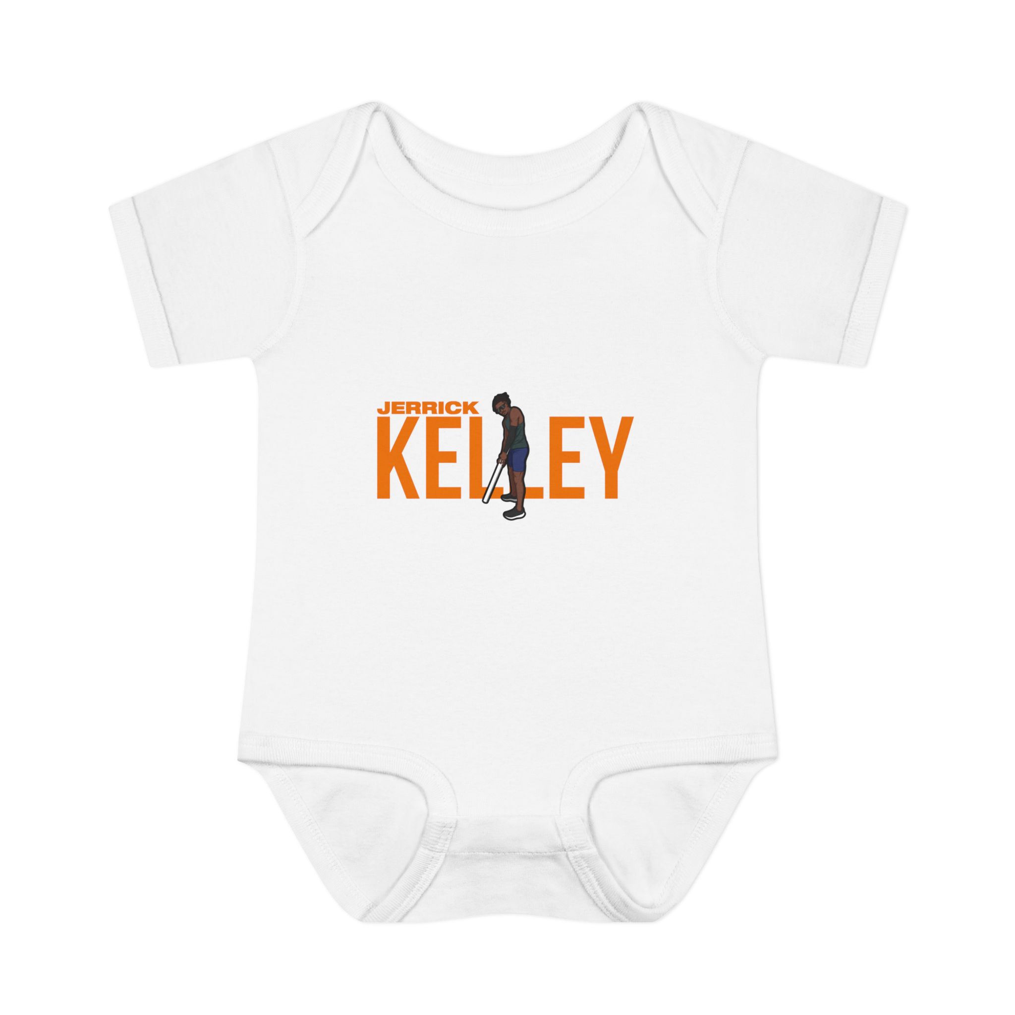 Baby Onesie — character_player_name in White
