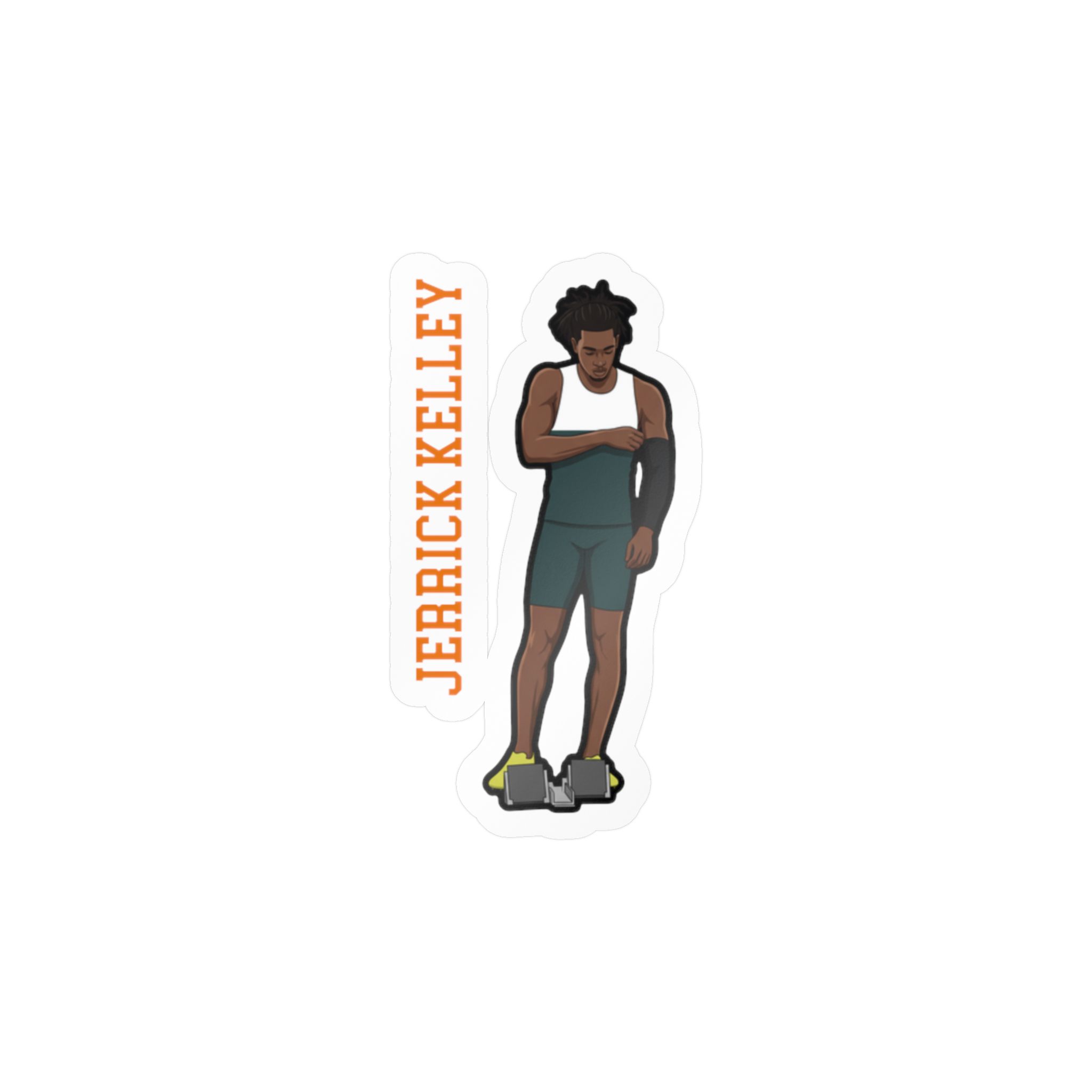 Vinyl Sticker — character_name_vertical in Classic
