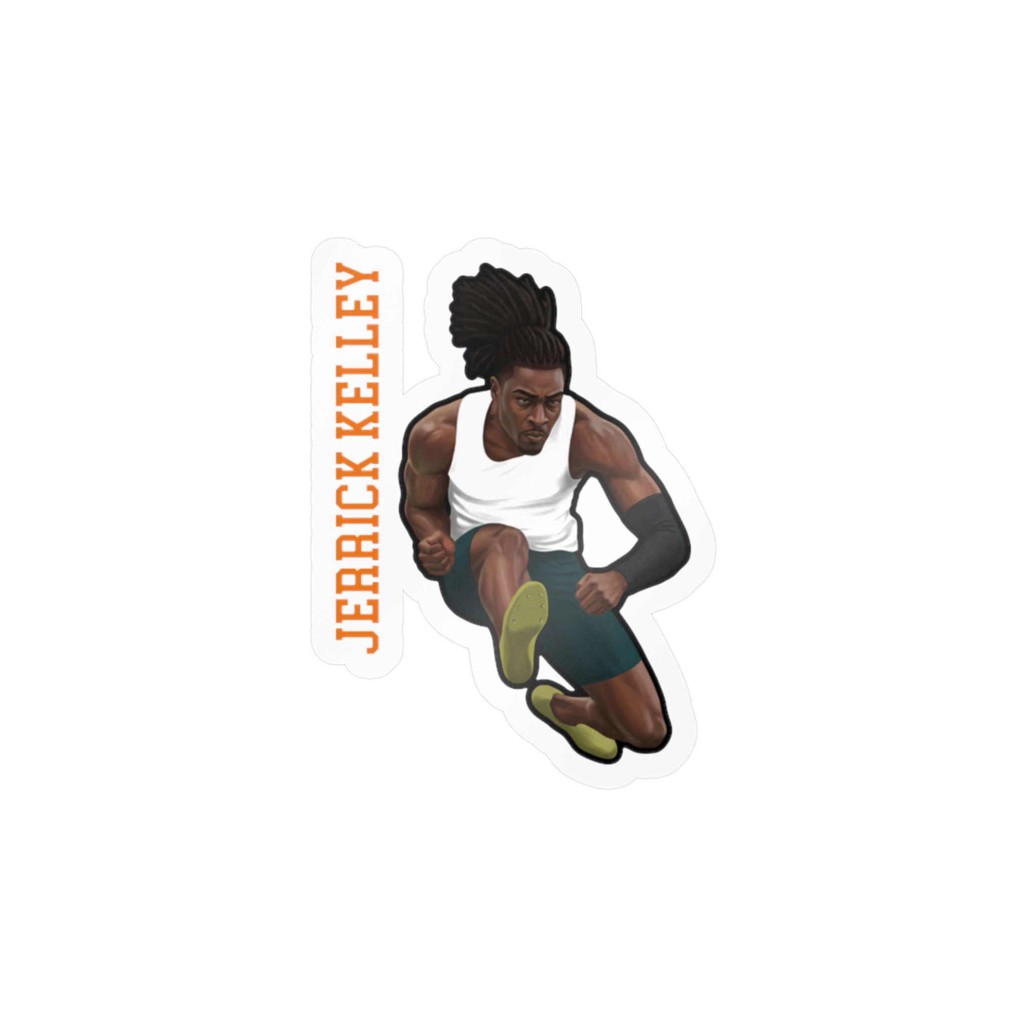Vinyl Sticker — character_name_vertical in Classic