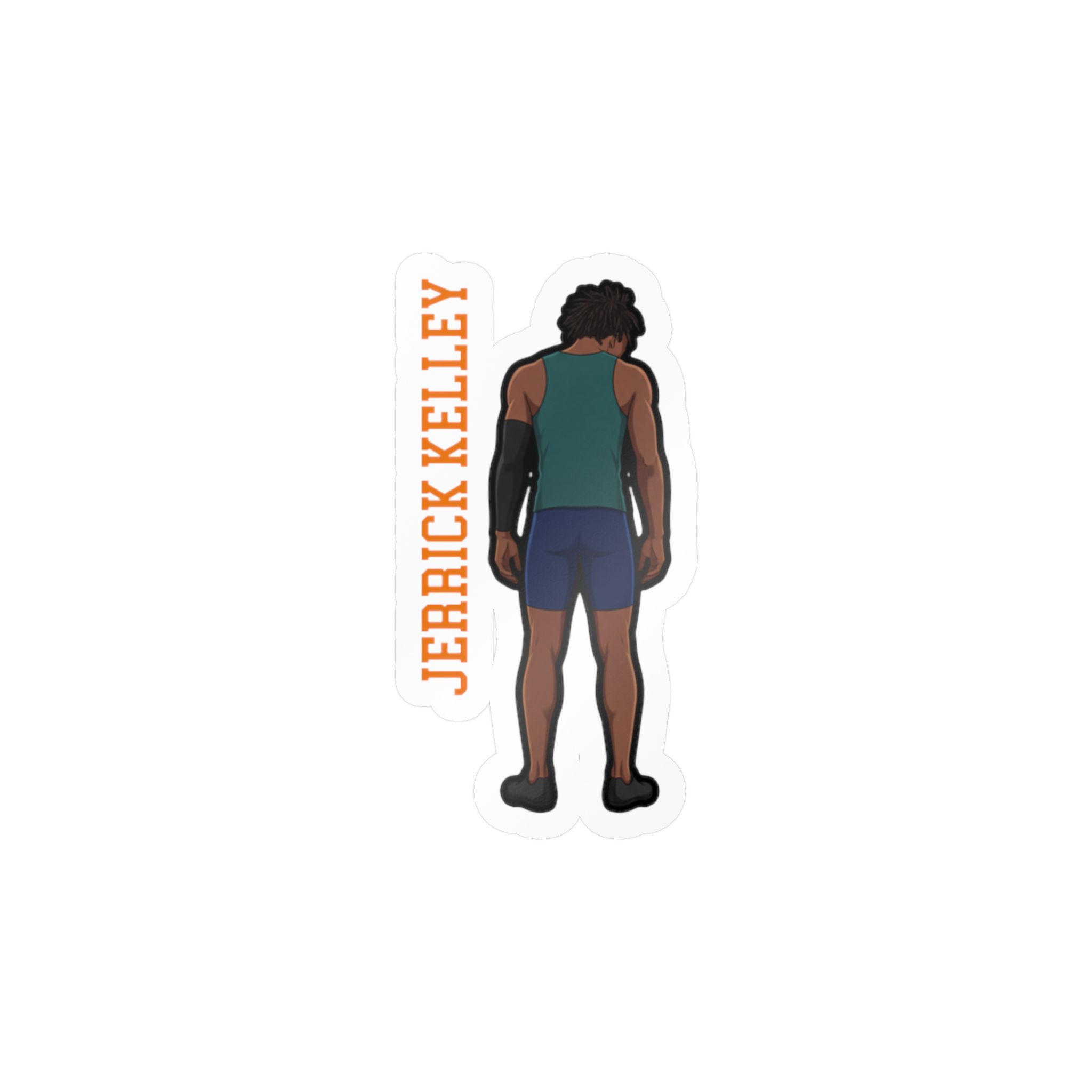 Vinyl Sticker — character_name_vertical in Classic