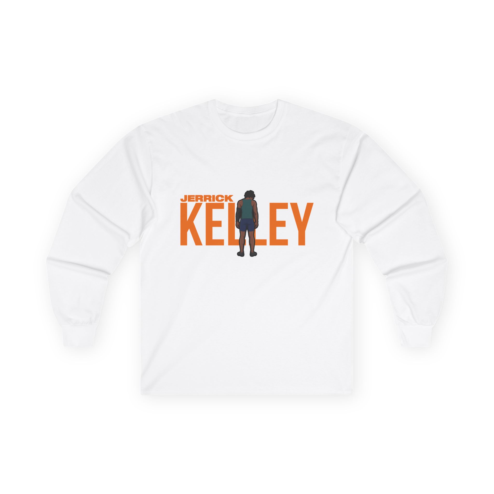 Long Sleeve Tee — character_player_name in White