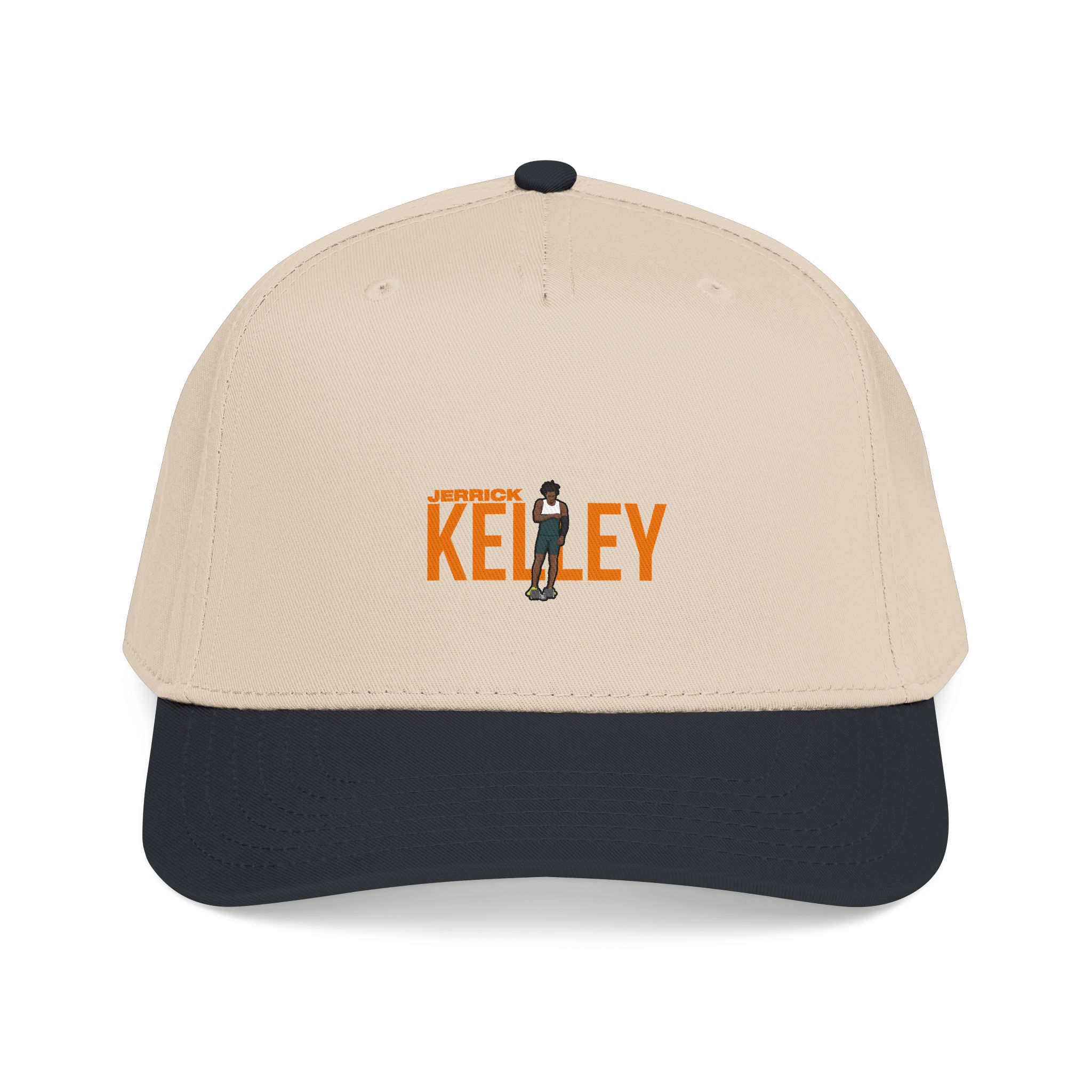 Baseball Cap — character_player_name in Black / Natural