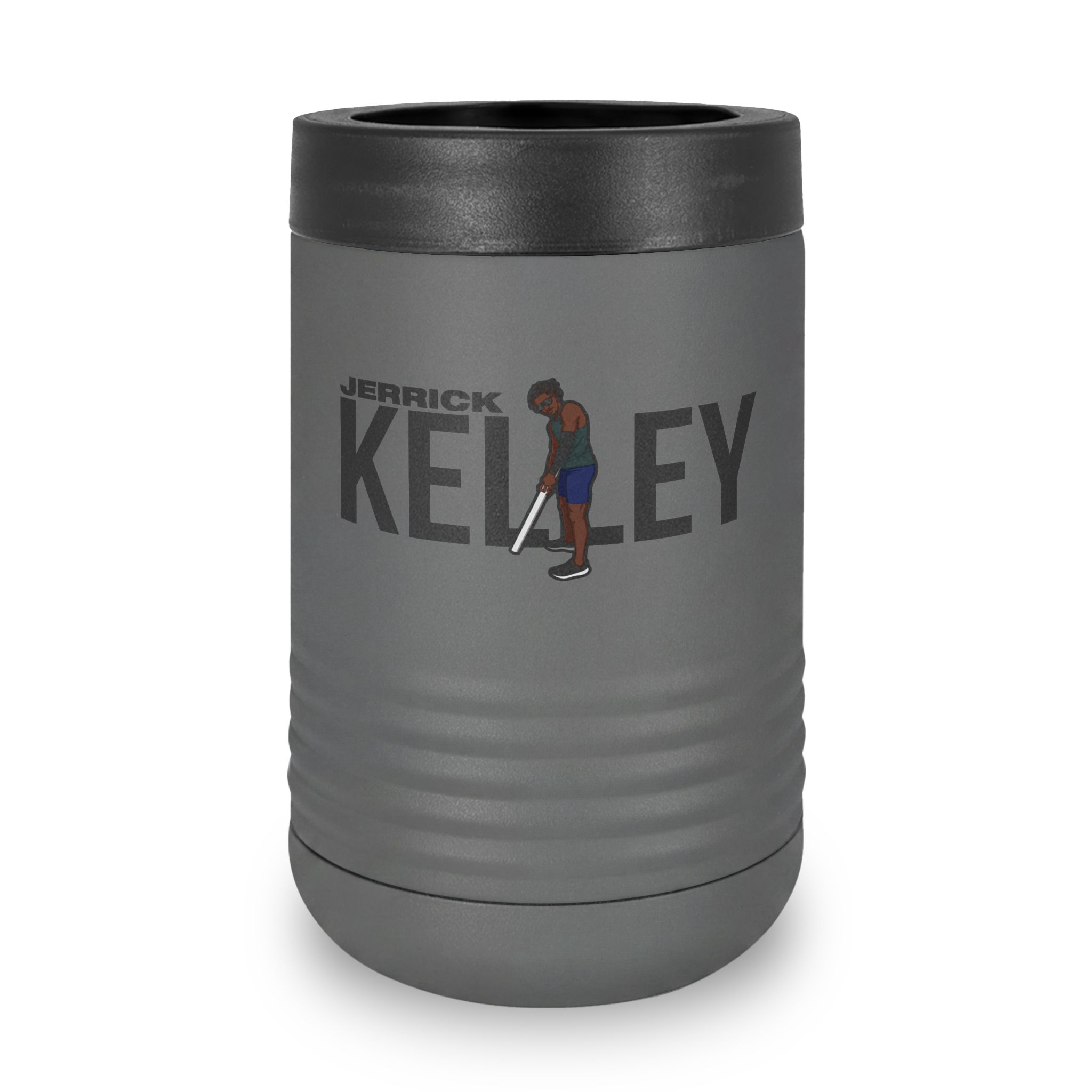 Stainless Can Cooler — character_player_name in Grey