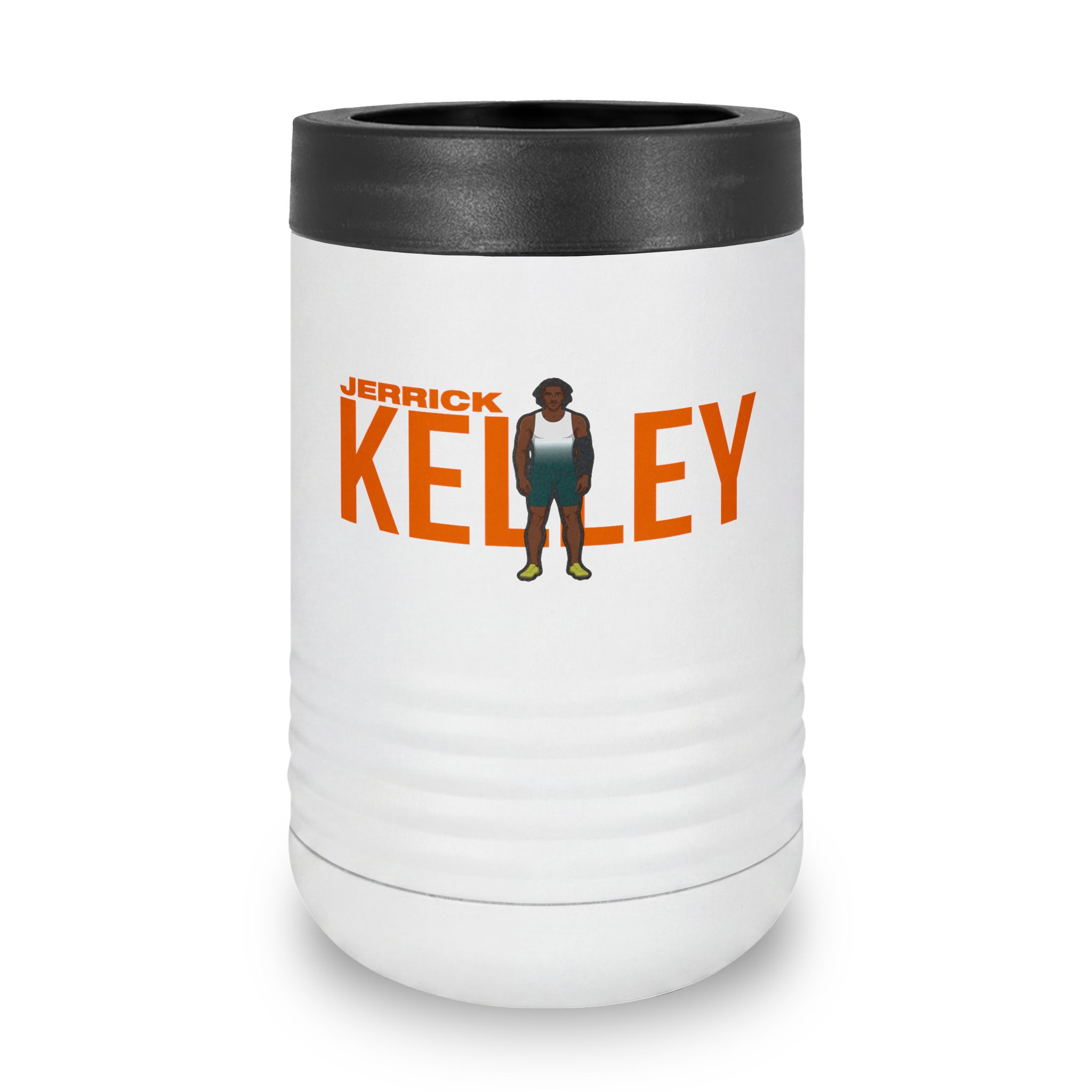 Stainless Can Cooler — character_player_name in White