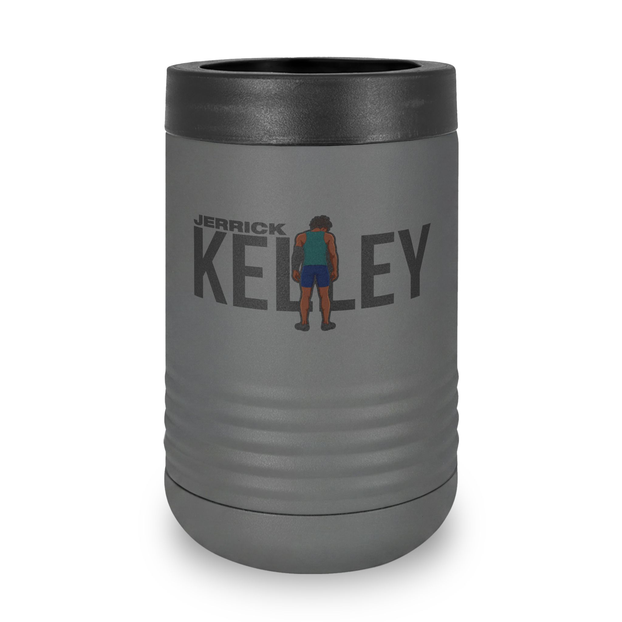Stainless Can Cooler — character_player_name in Grey