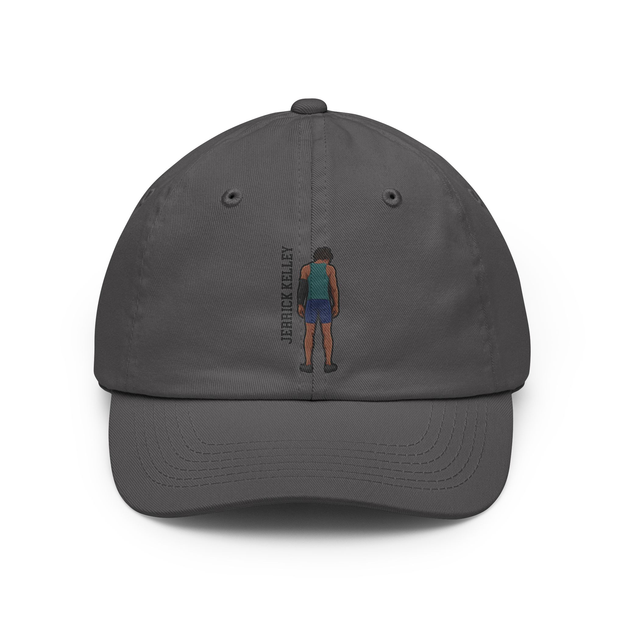 Classic Cap — character_name_vertical in Grey