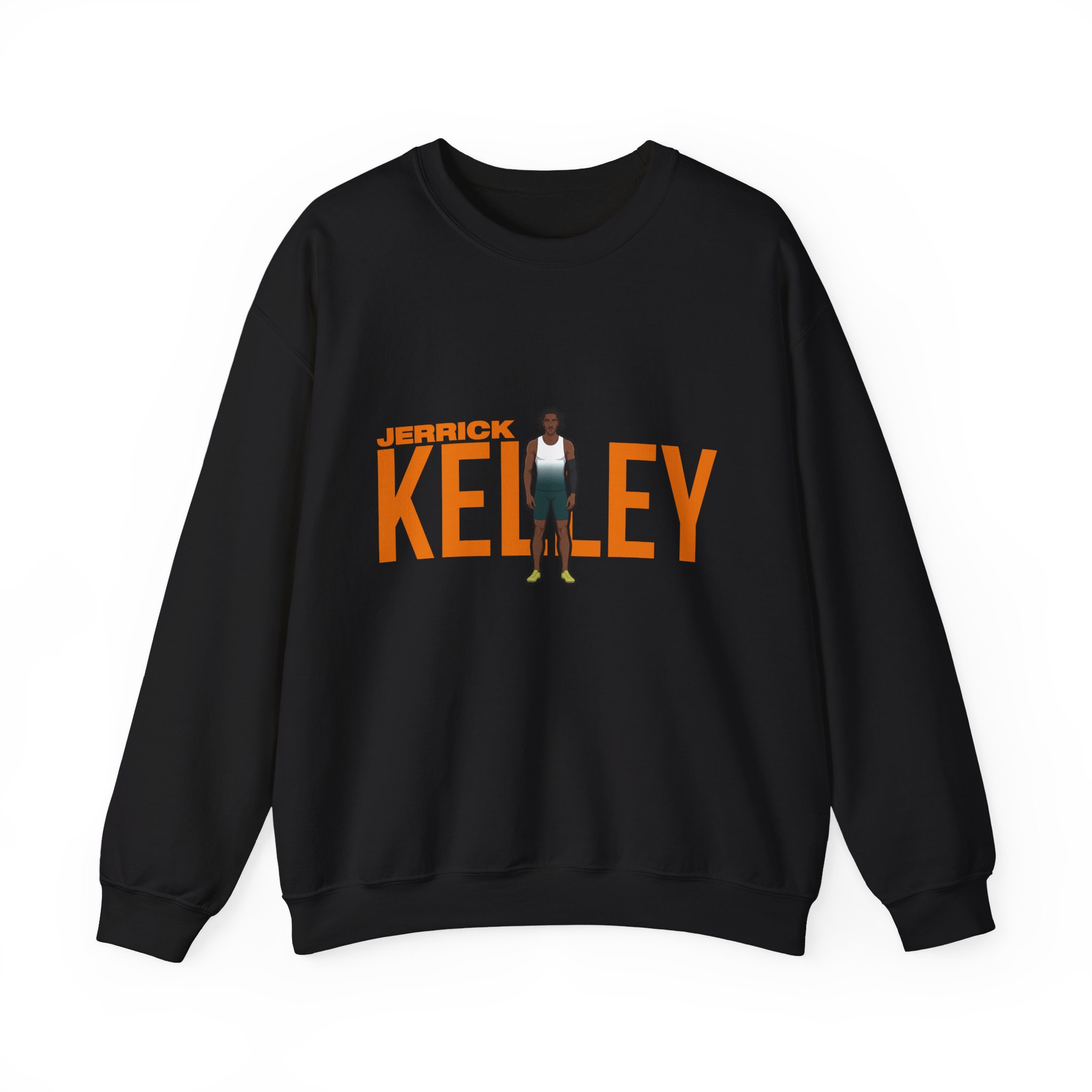 Crewneck Sweatshirt — character_player_name in Black