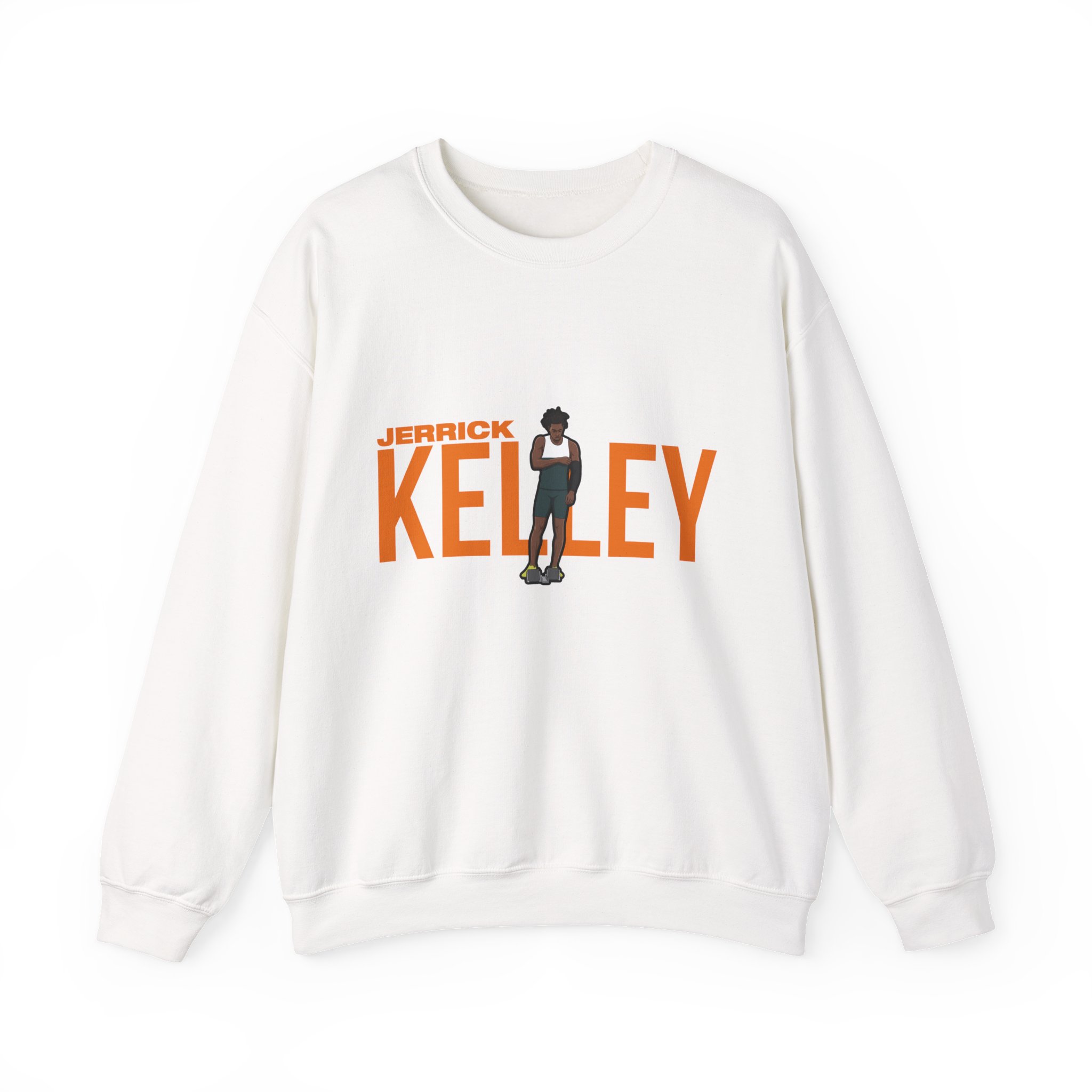 Crewneck Sweatshirt — character_player_name in White
