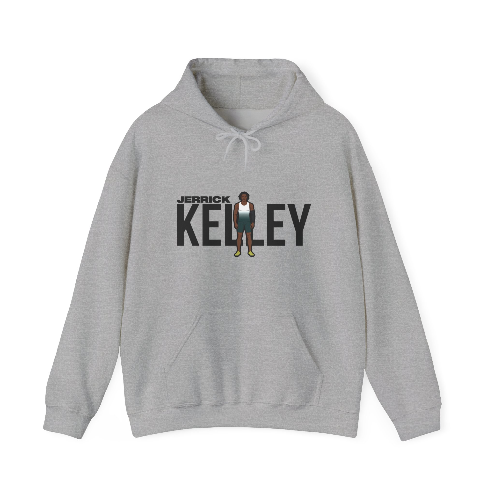 Hoodie — character_player_name in Grey