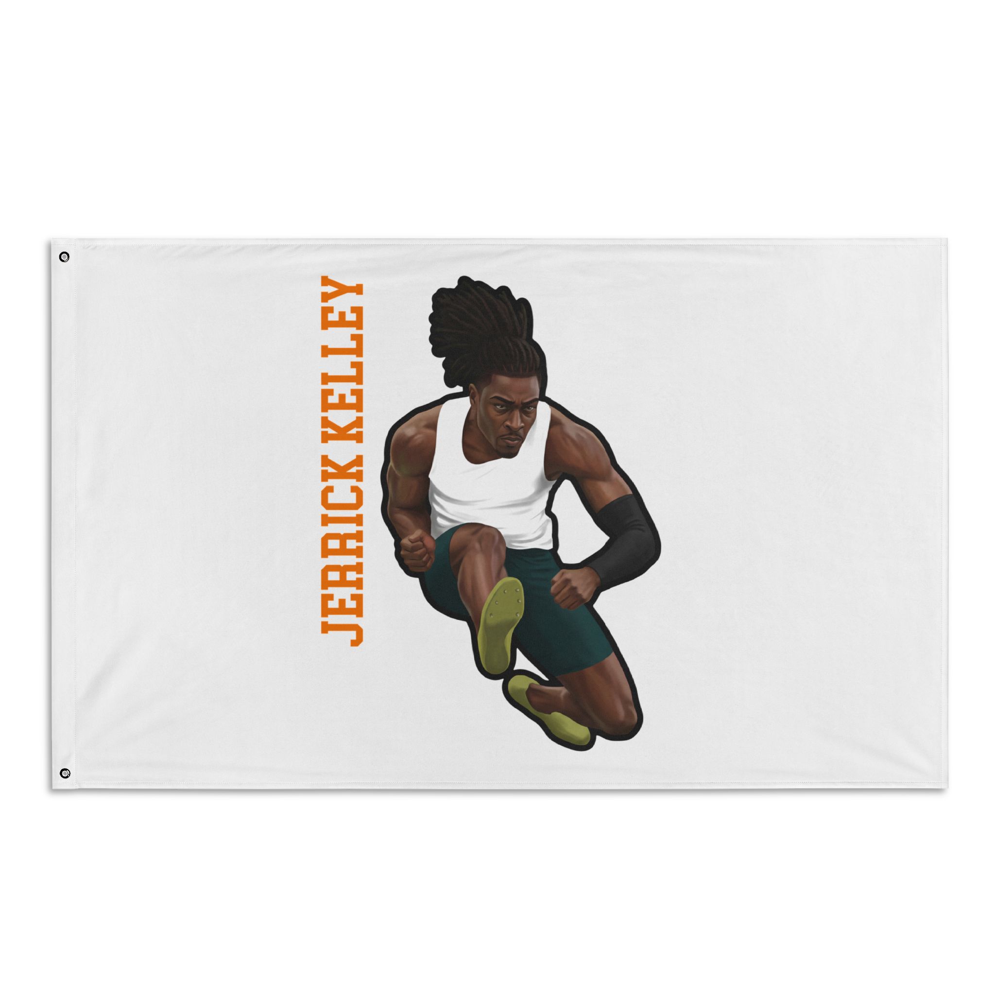 Flag (35 × 56 in) — character_name_vertical in Classic