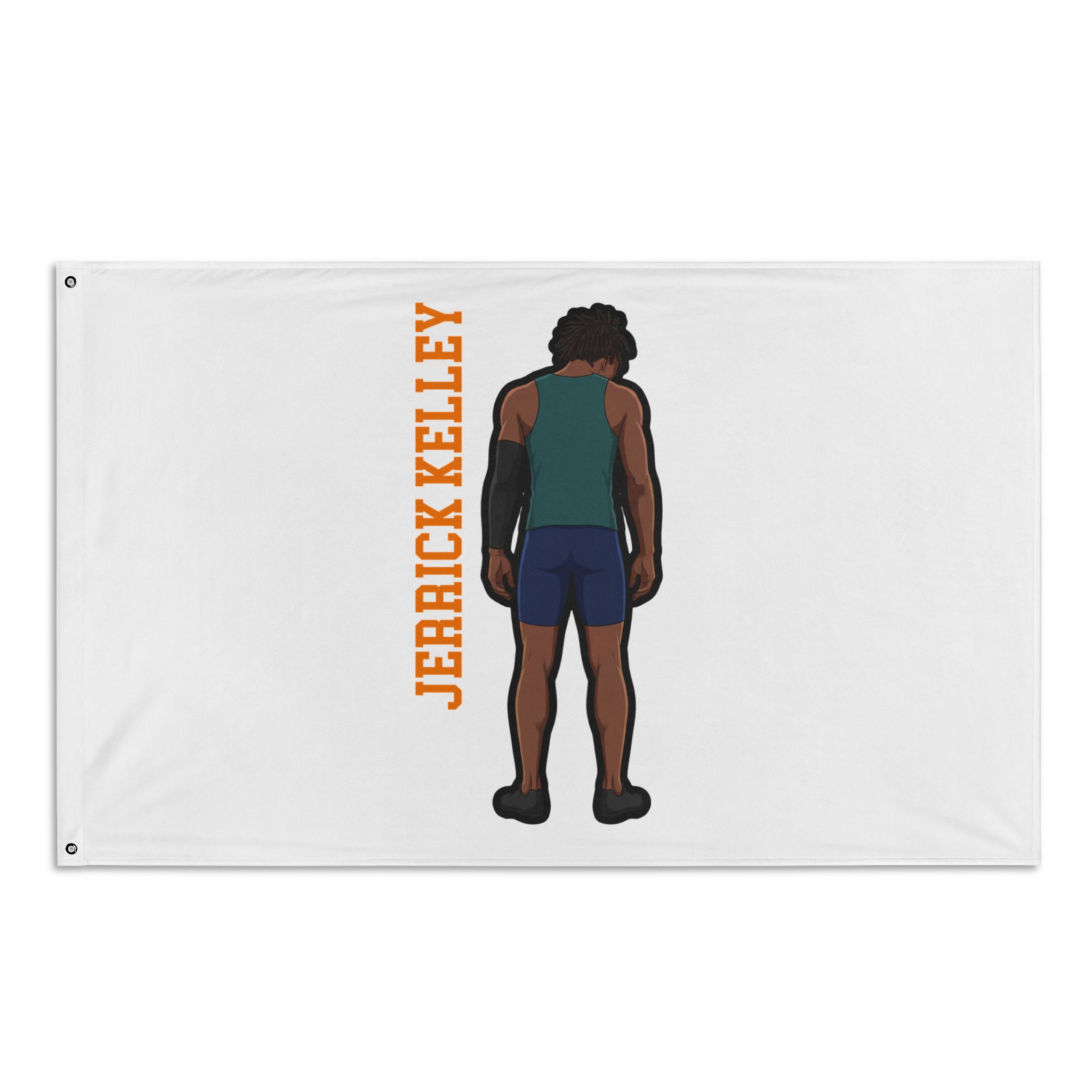 Flag (35 × 56 in) — character_name_vertical in Classic