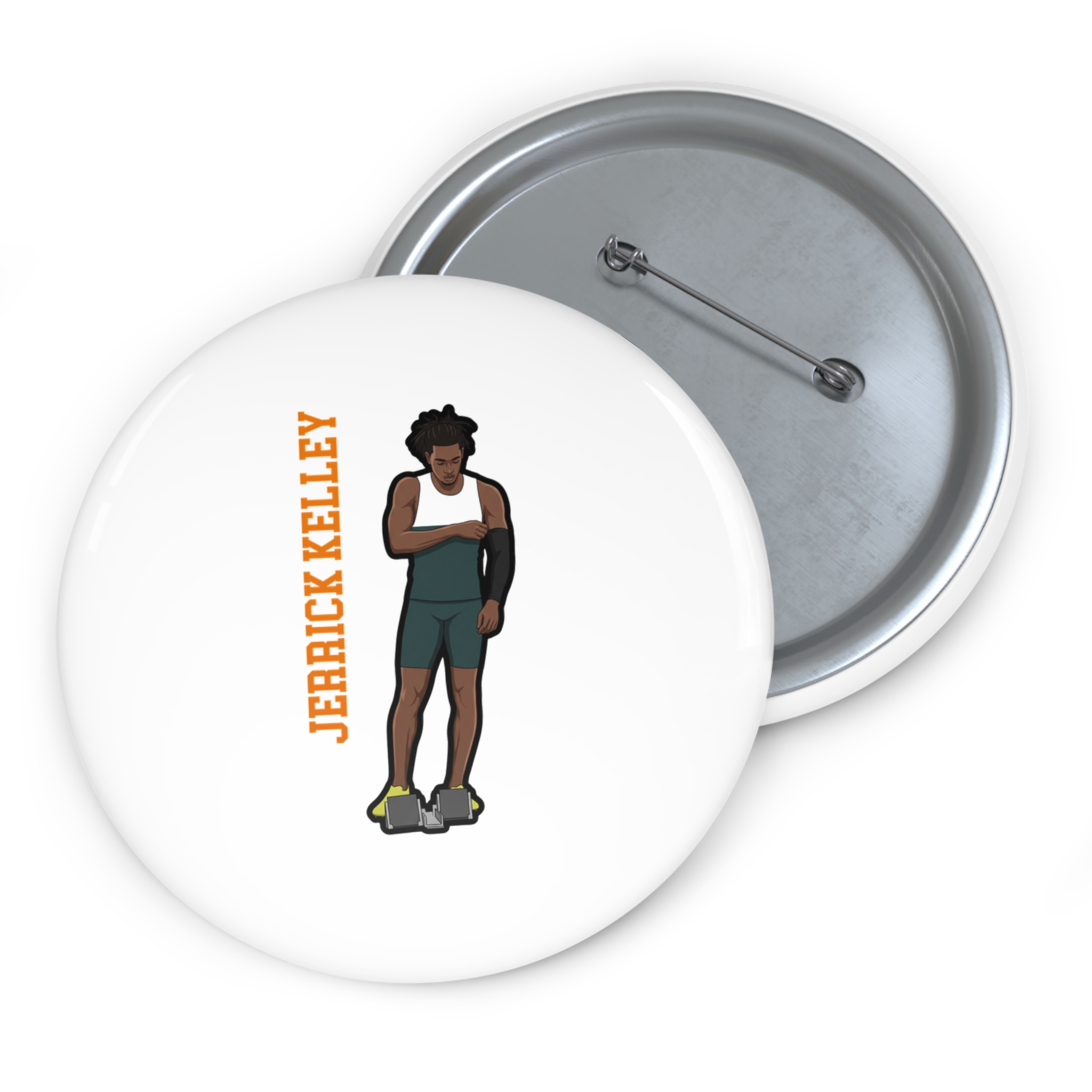 Game Day Pin — character_name_vertical in Classic