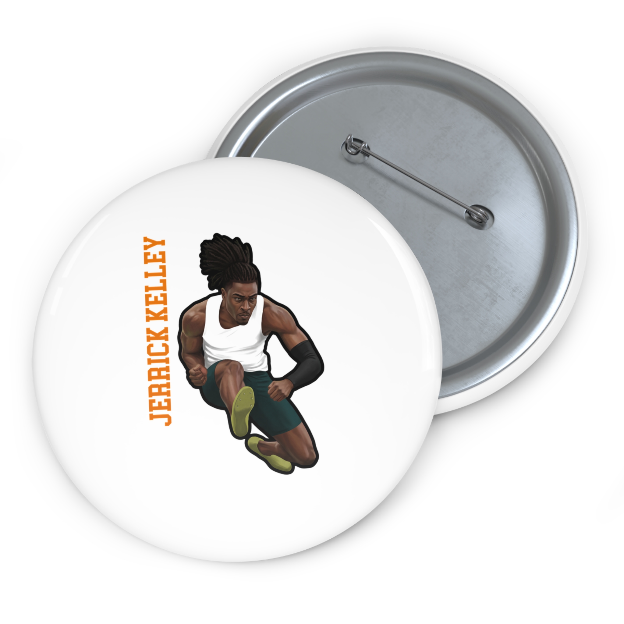 Game Day Pin — character_name_vertical in Classic