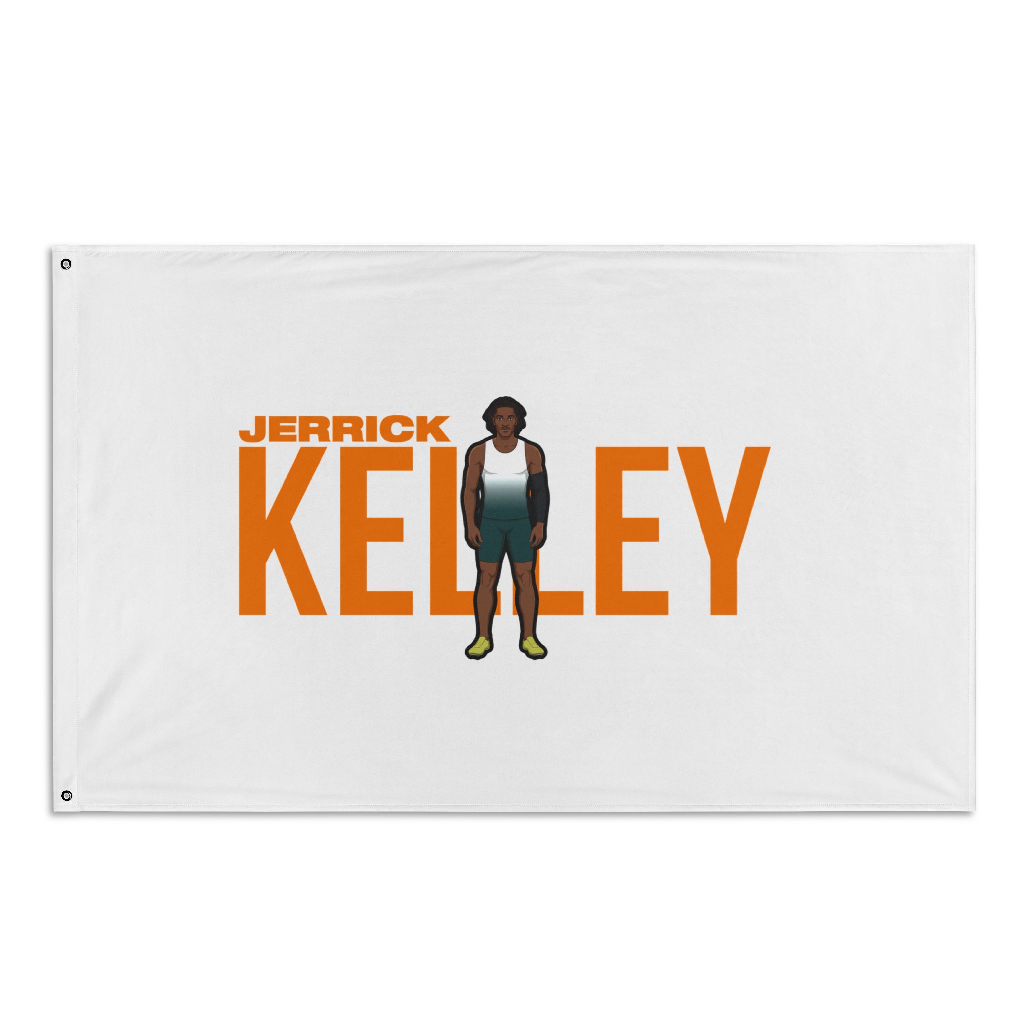 Flag (35 × 56 in) — character_player_name in Classic