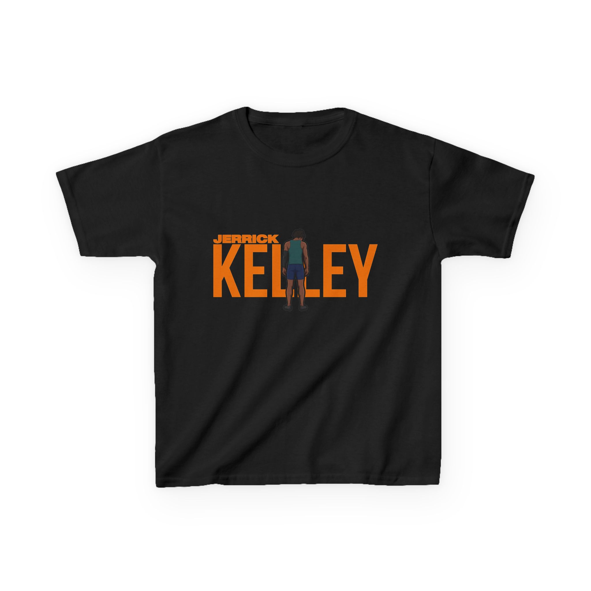 Youth Tee — character_player_name in Black