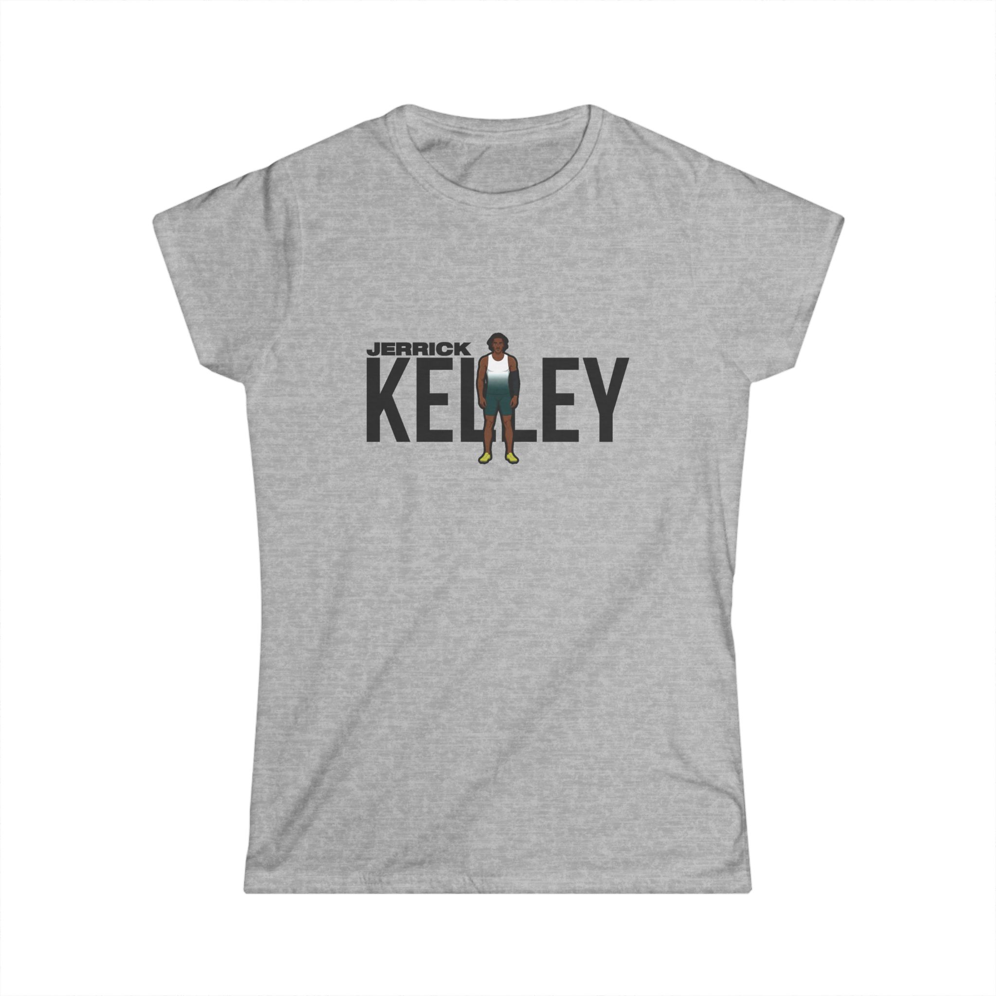 Women's Softstyle Tee — character_player_name in Grey