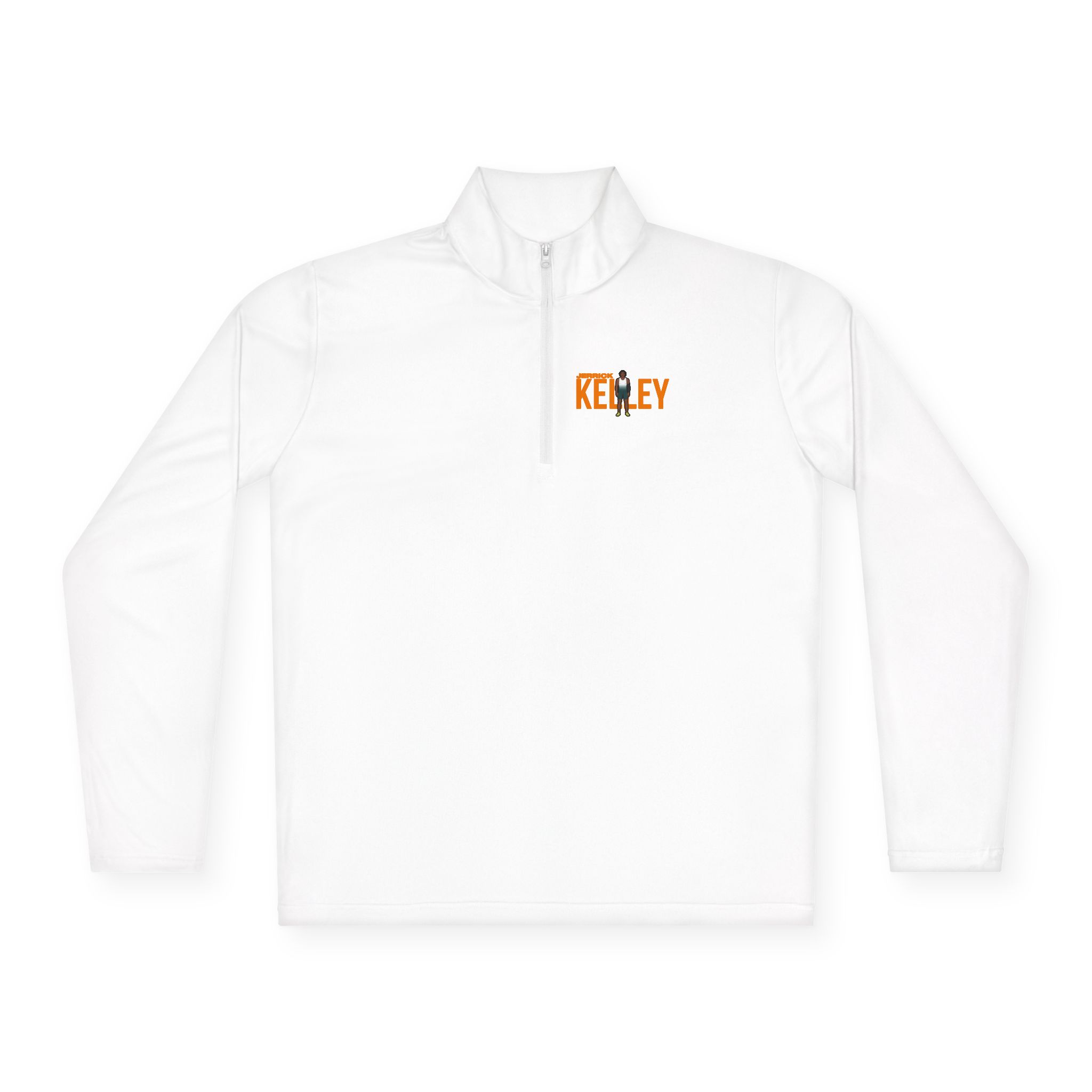 Q-Zip Pullover — character_player_name in White