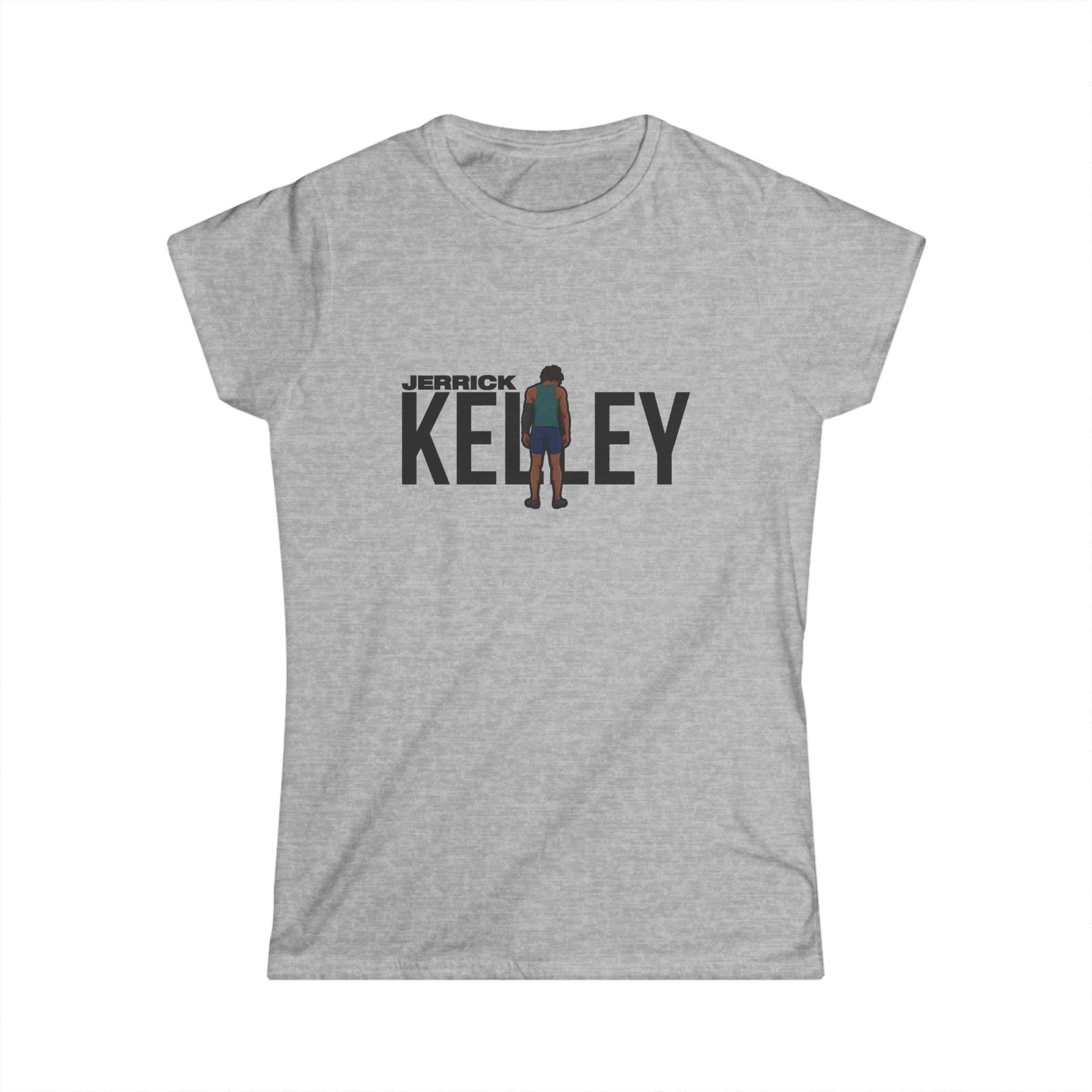 Women's Softstyle Tee — character_player_name in Grey