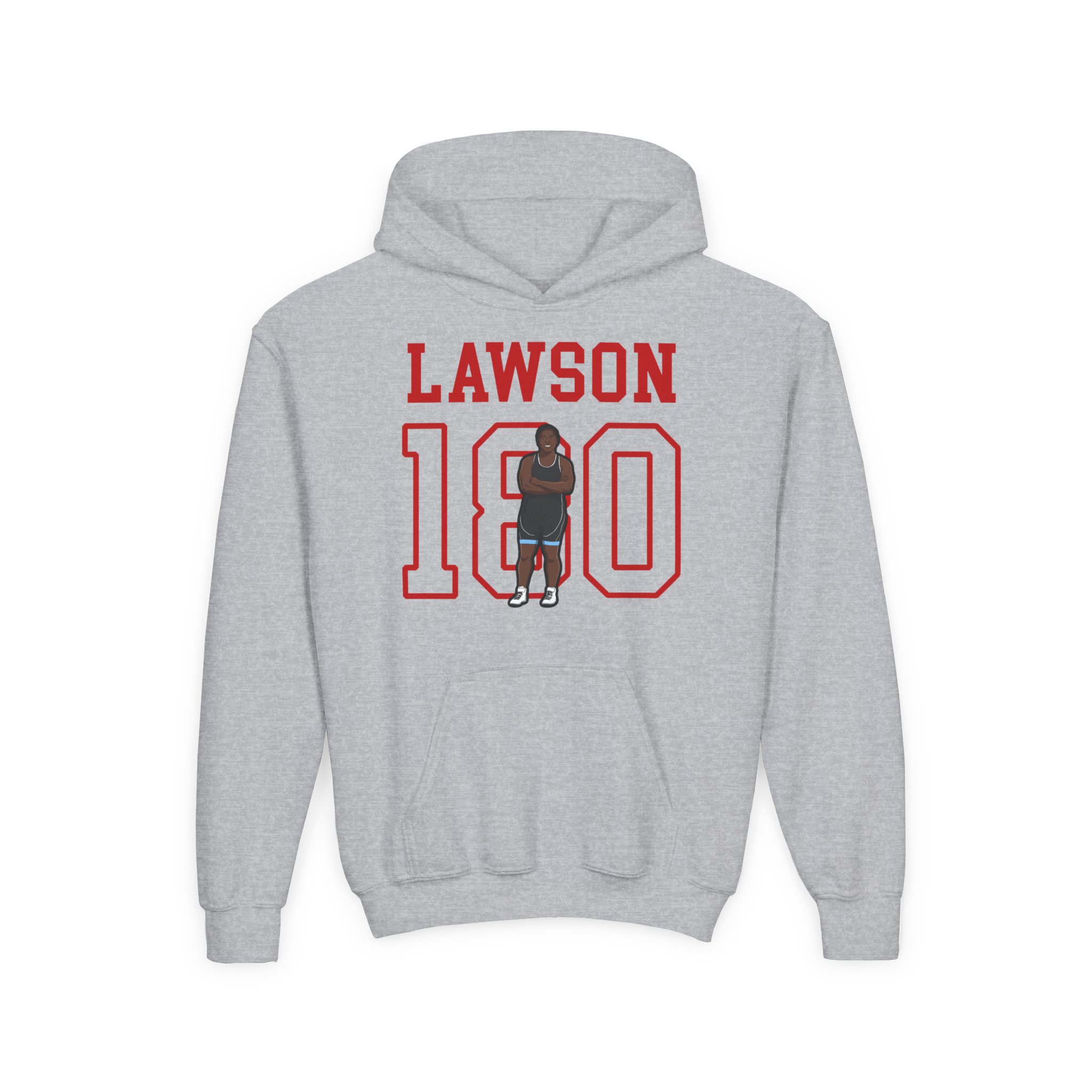 Youth Hoodie — character_shirsey in Grey
