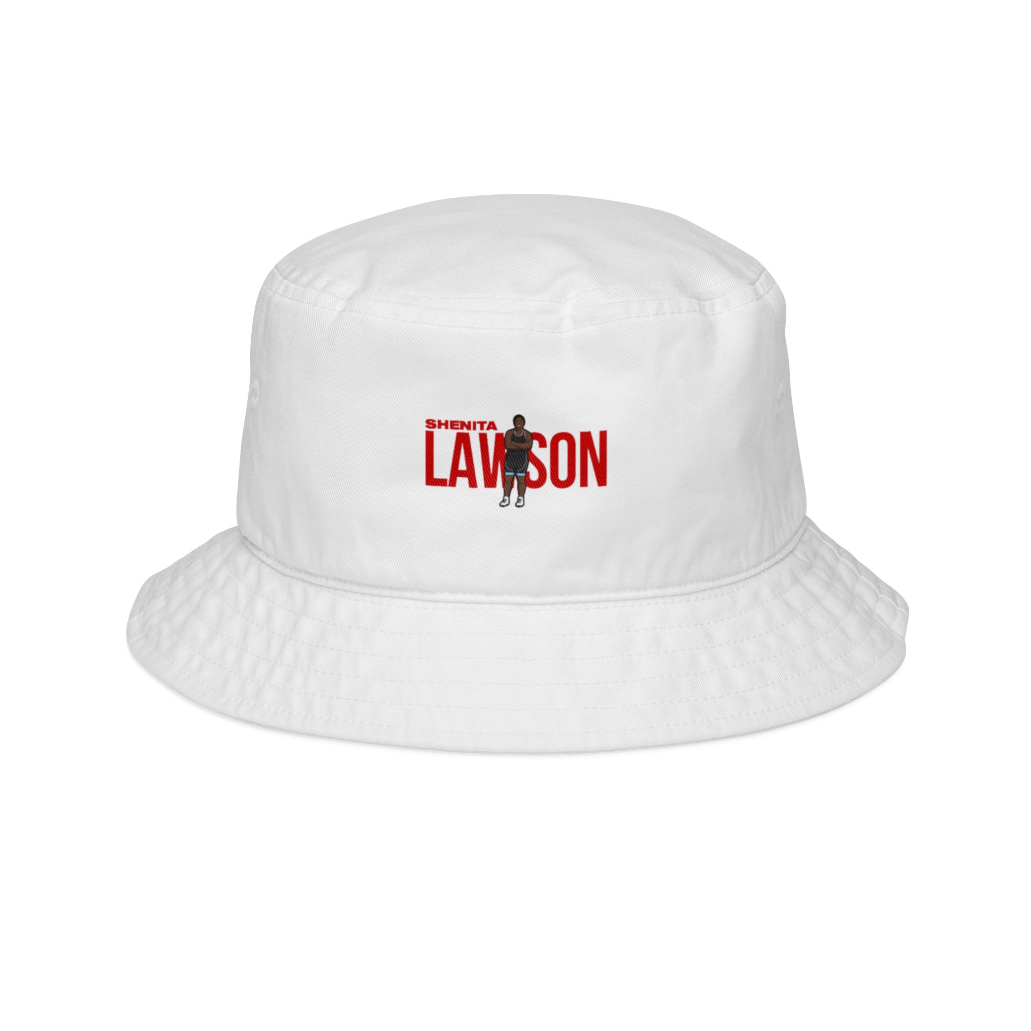 Bucket Hat — character_player_name in White
