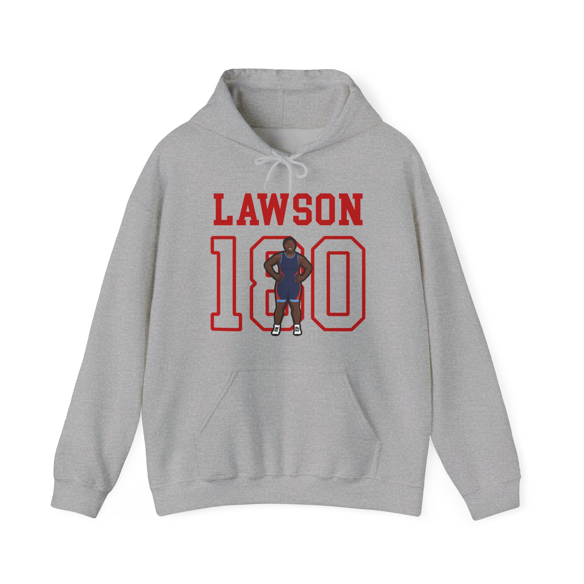 Hoodie — character_shirsey in Grey