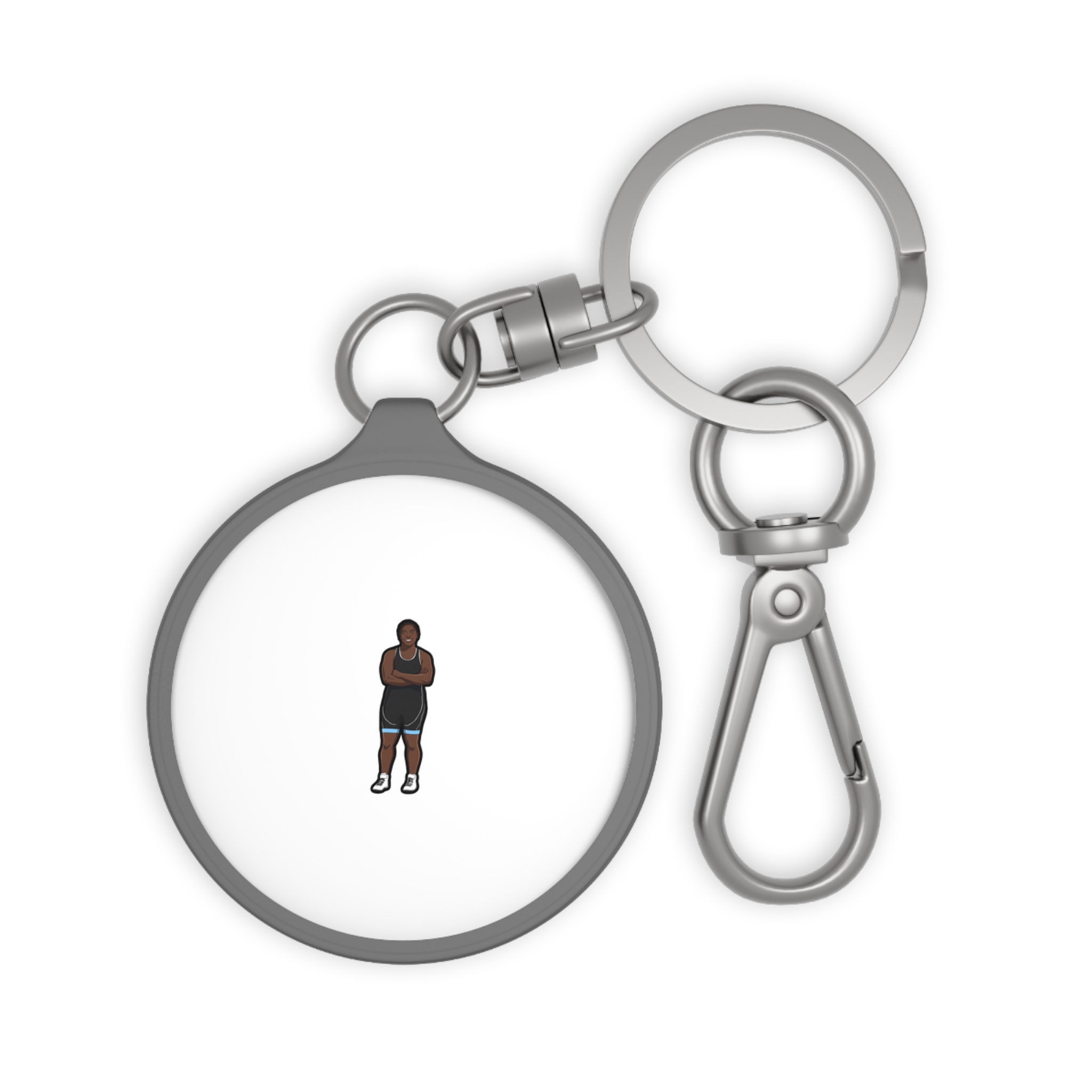Keychain — character_signature_arch in Grey