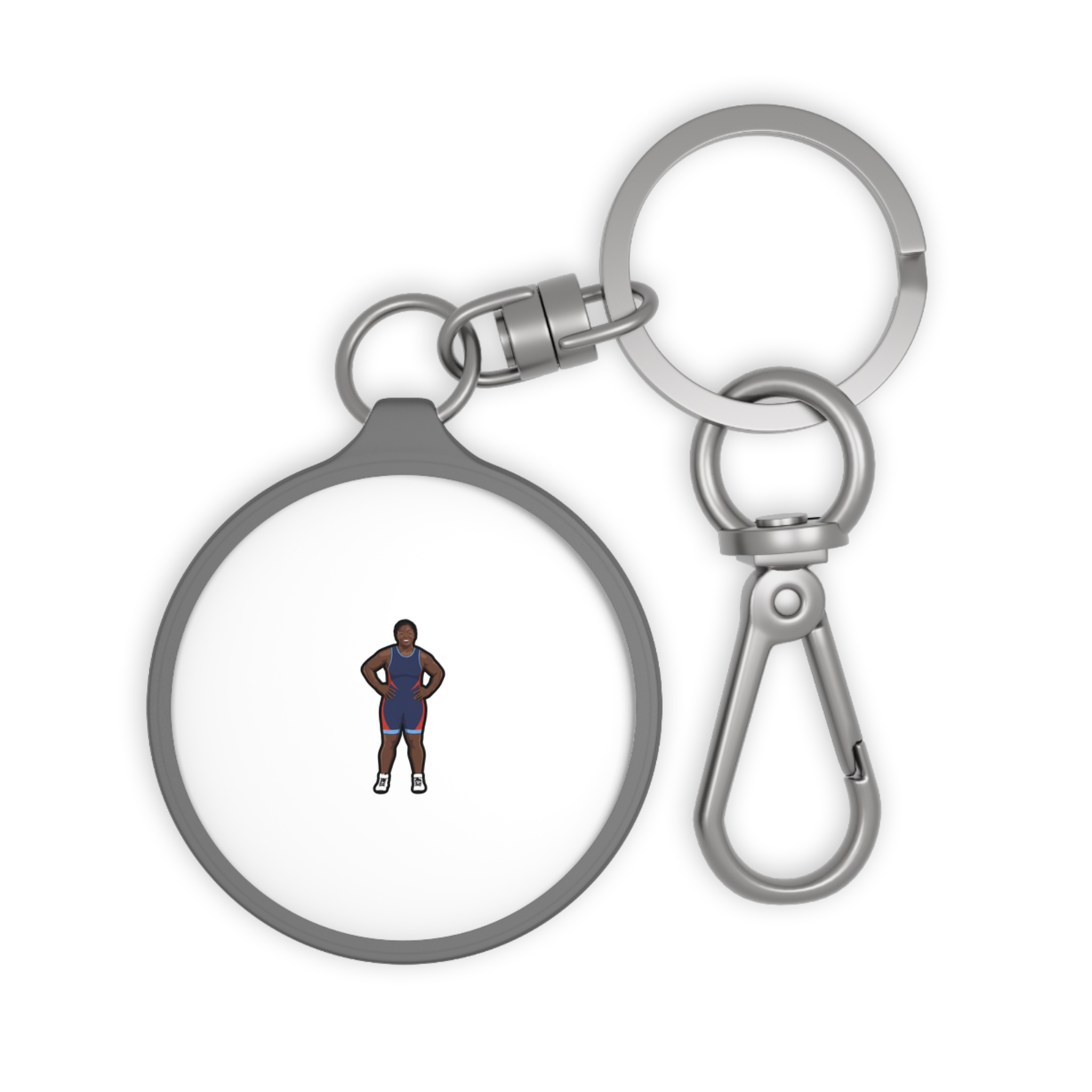 Keychain — character_signature_arch in Grey