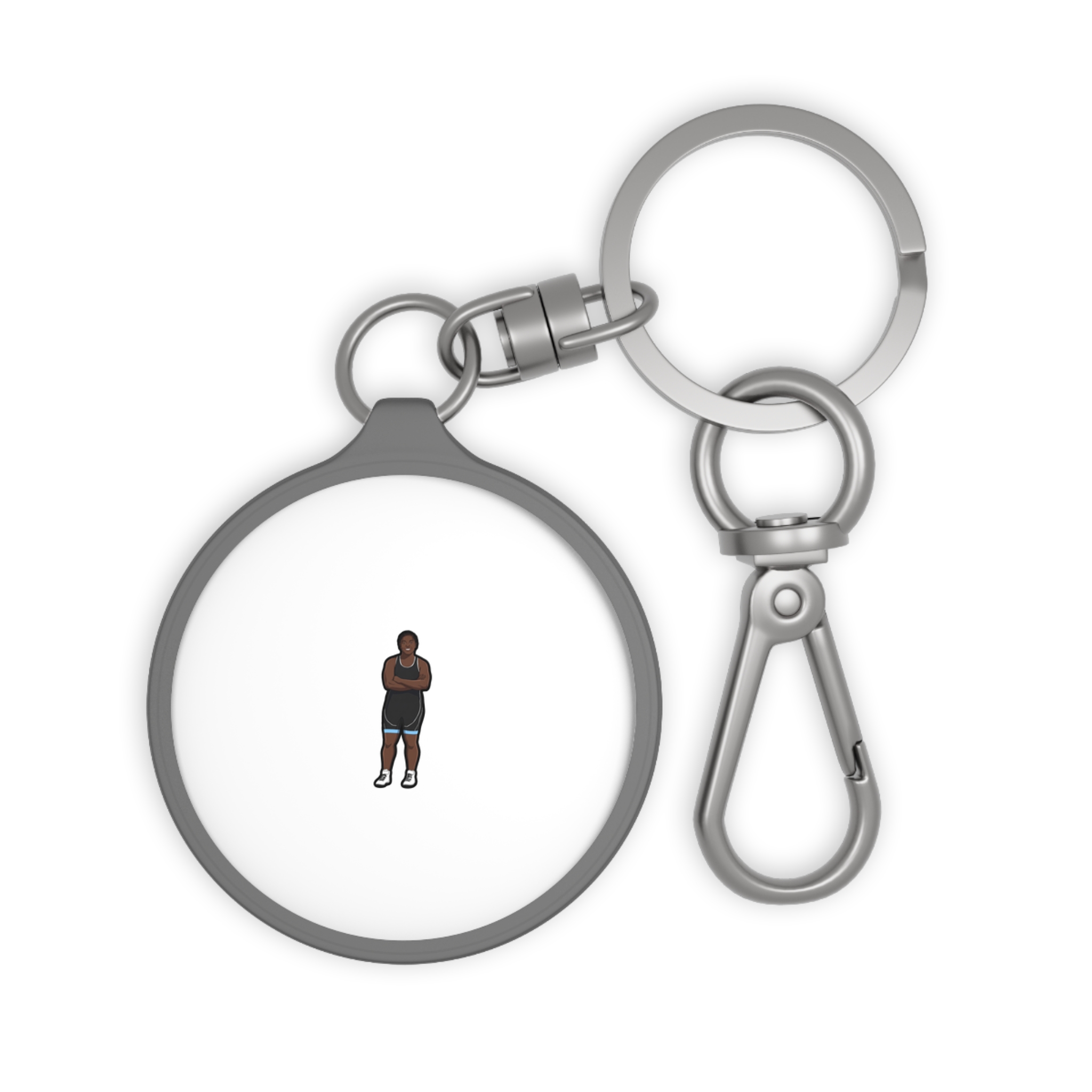 Keychain — character_player_name in Grey