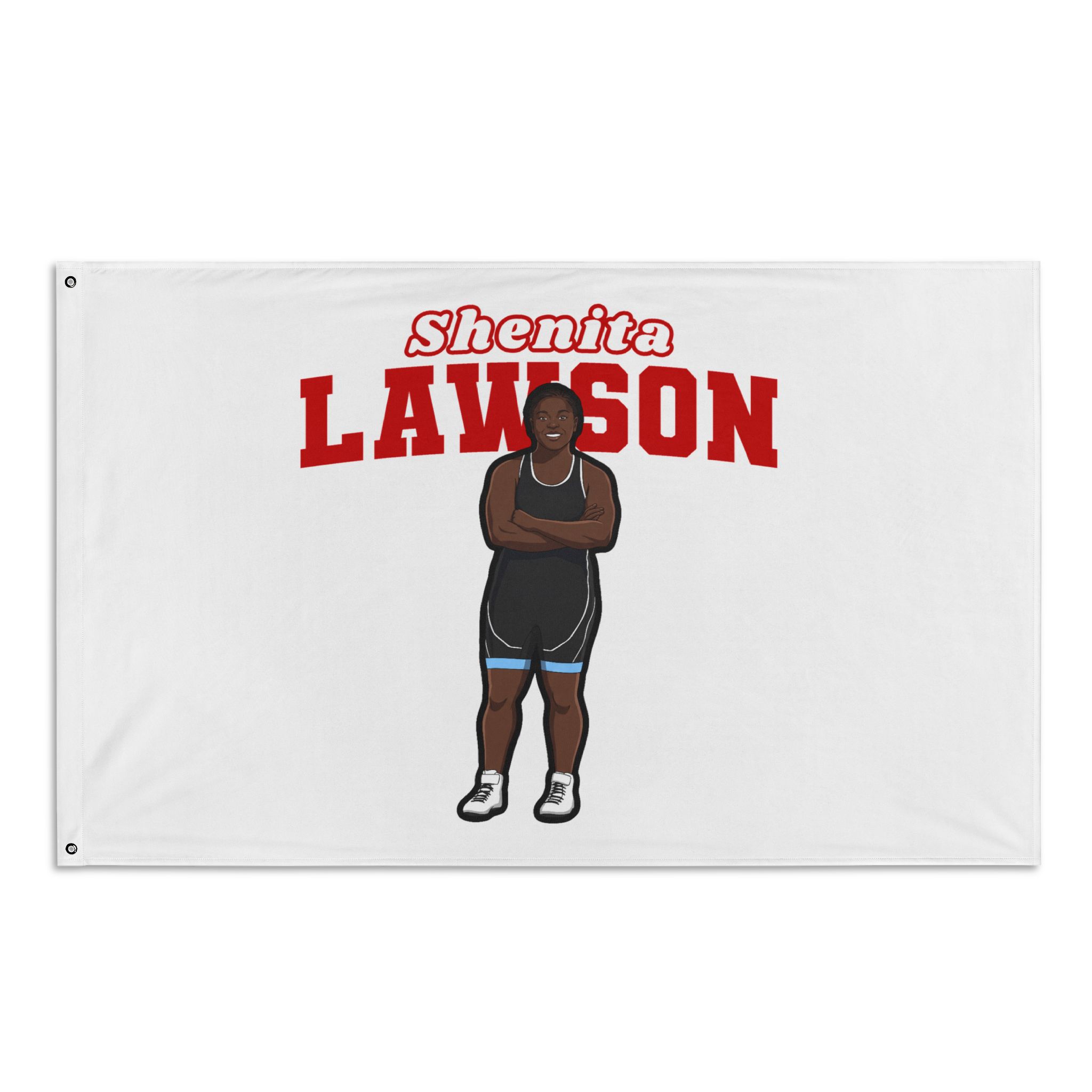 Flag (35 × 56 in) — character_name_arch in Classic