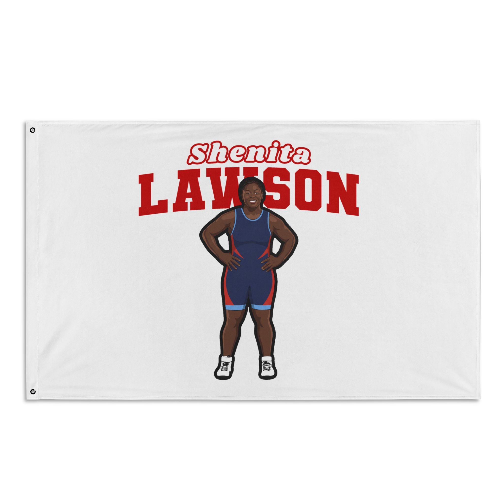 Flag (35 × 56 in) — character_name_arch in Classic