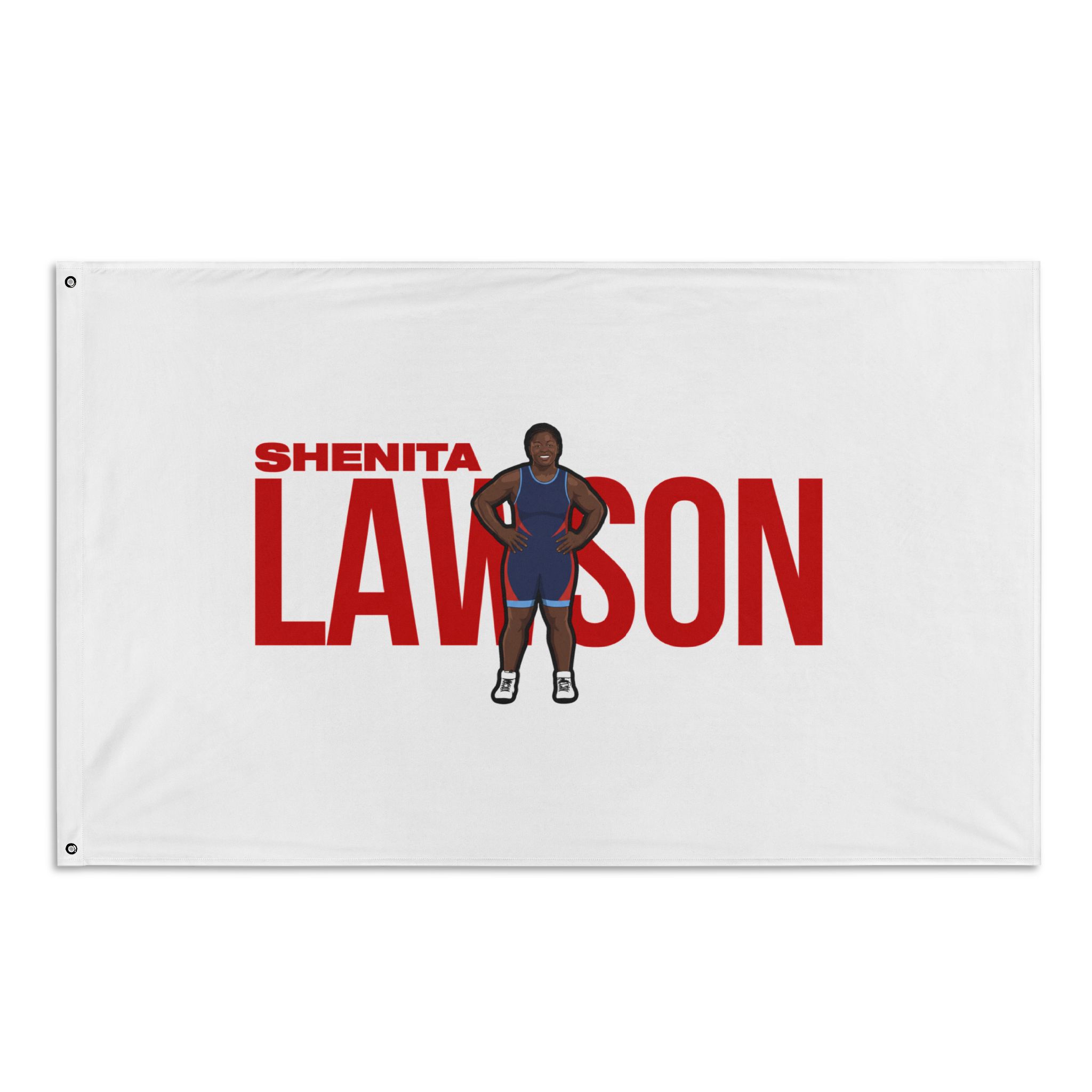 Flag (35 × 56 in) — character_player_name in Classic