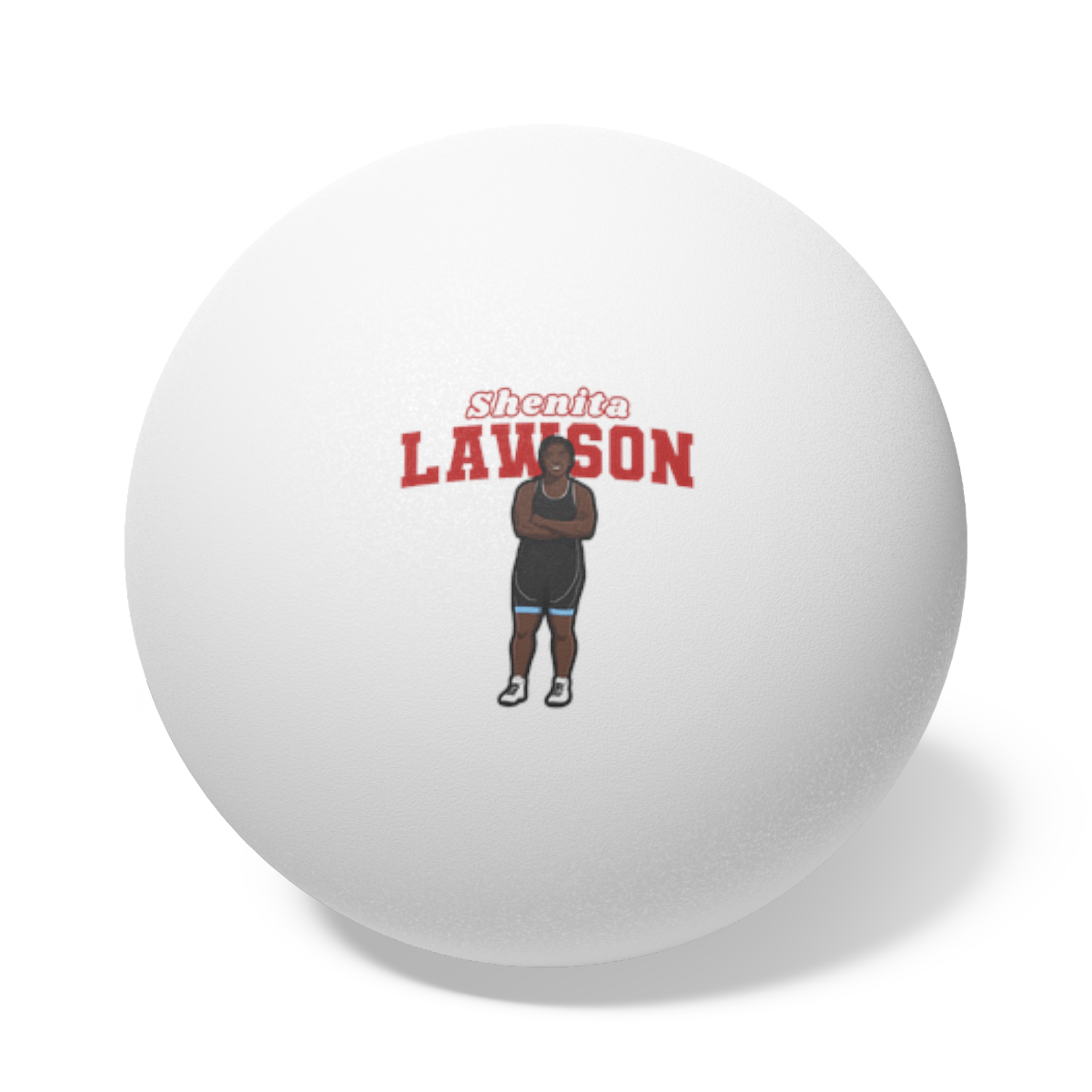 Ping Pong Balls, 6 pcs — character_name_arch in White