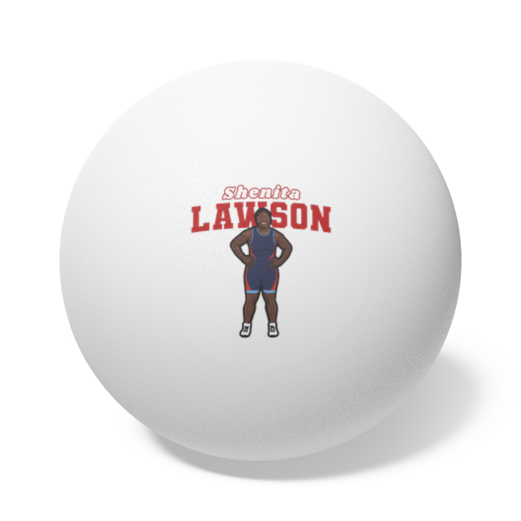 Ping Pong Balls, 6 pcs — character_name_arch in White