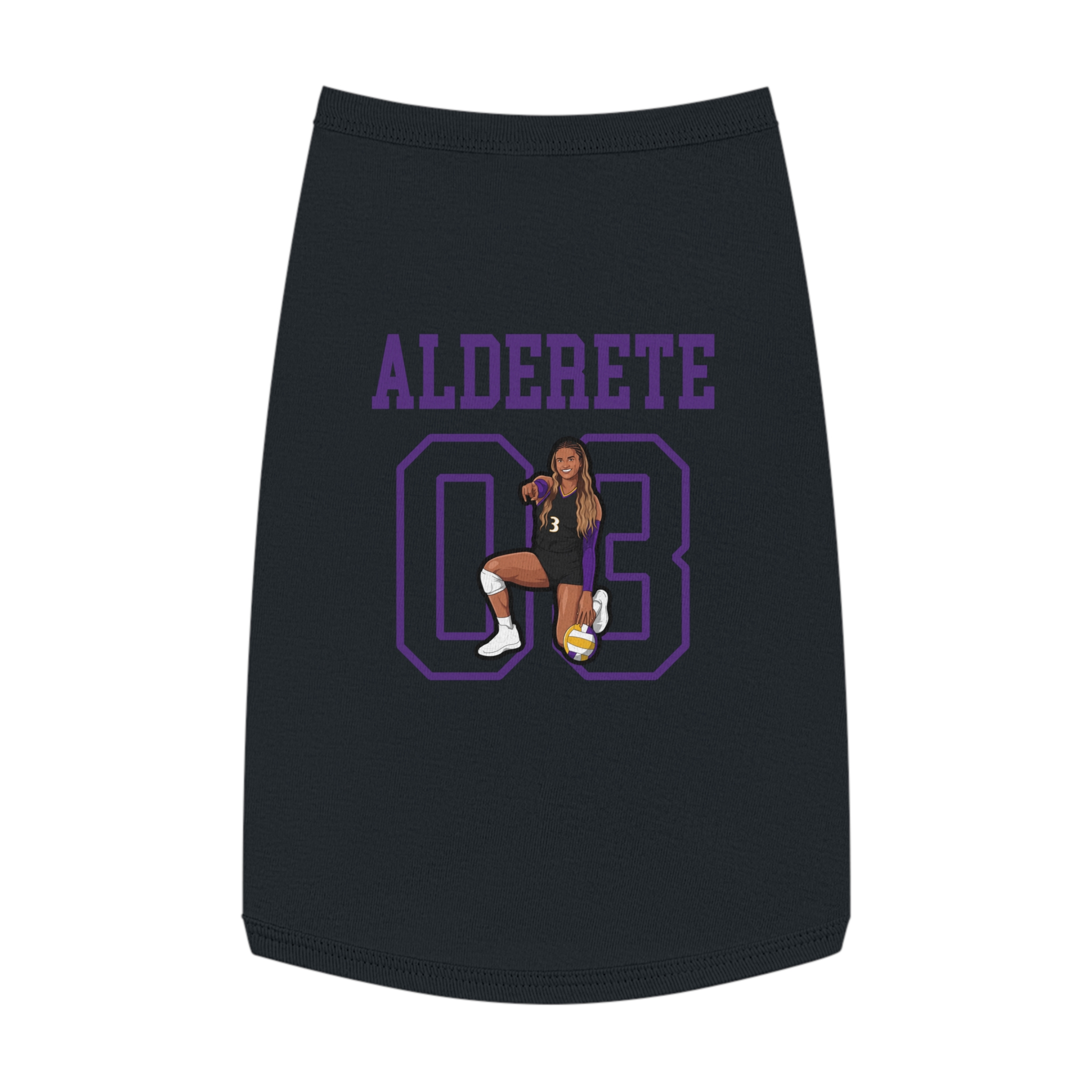 Pet Tank Top — character_shirsey in Black