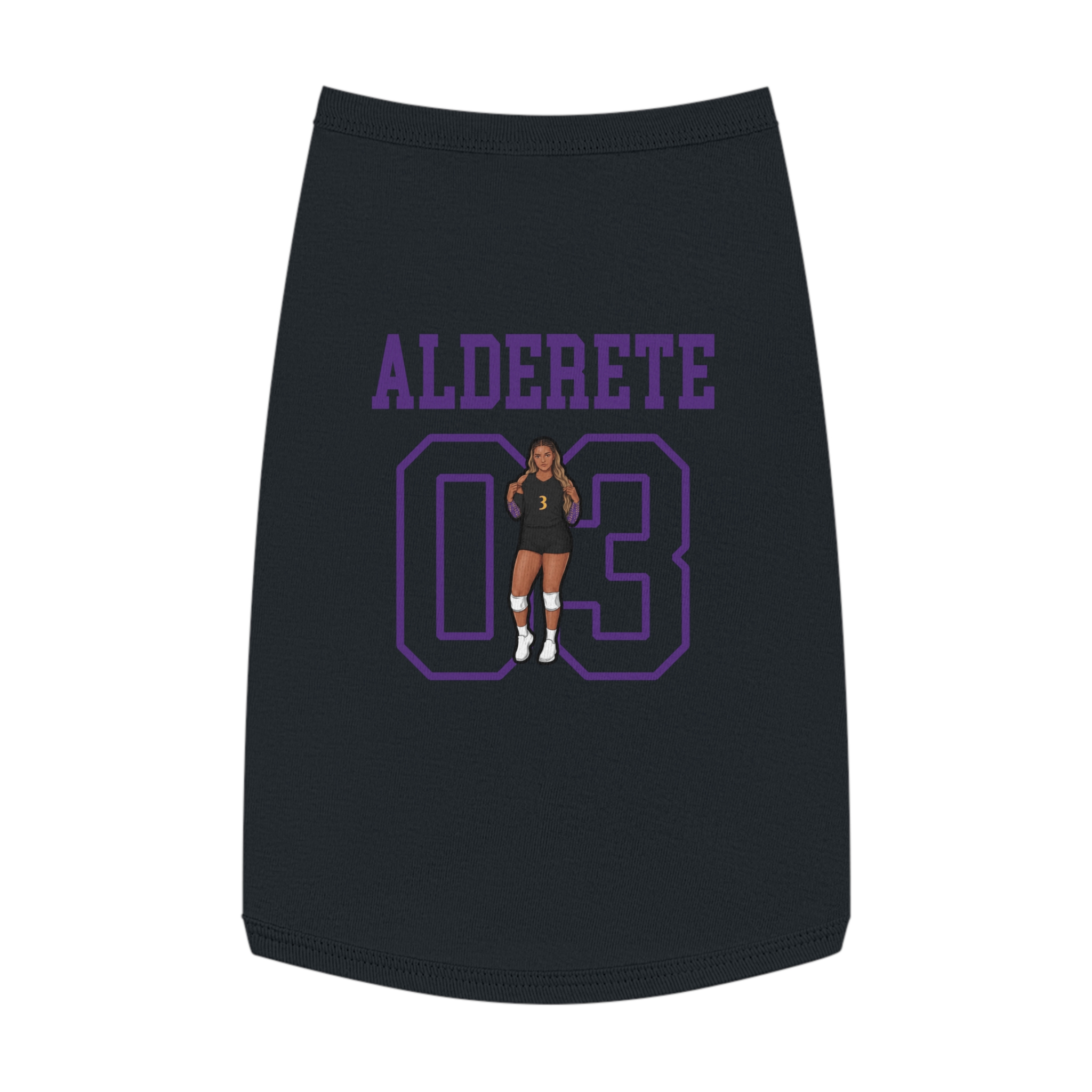 Pet Tank Top — character_shirsey in Black