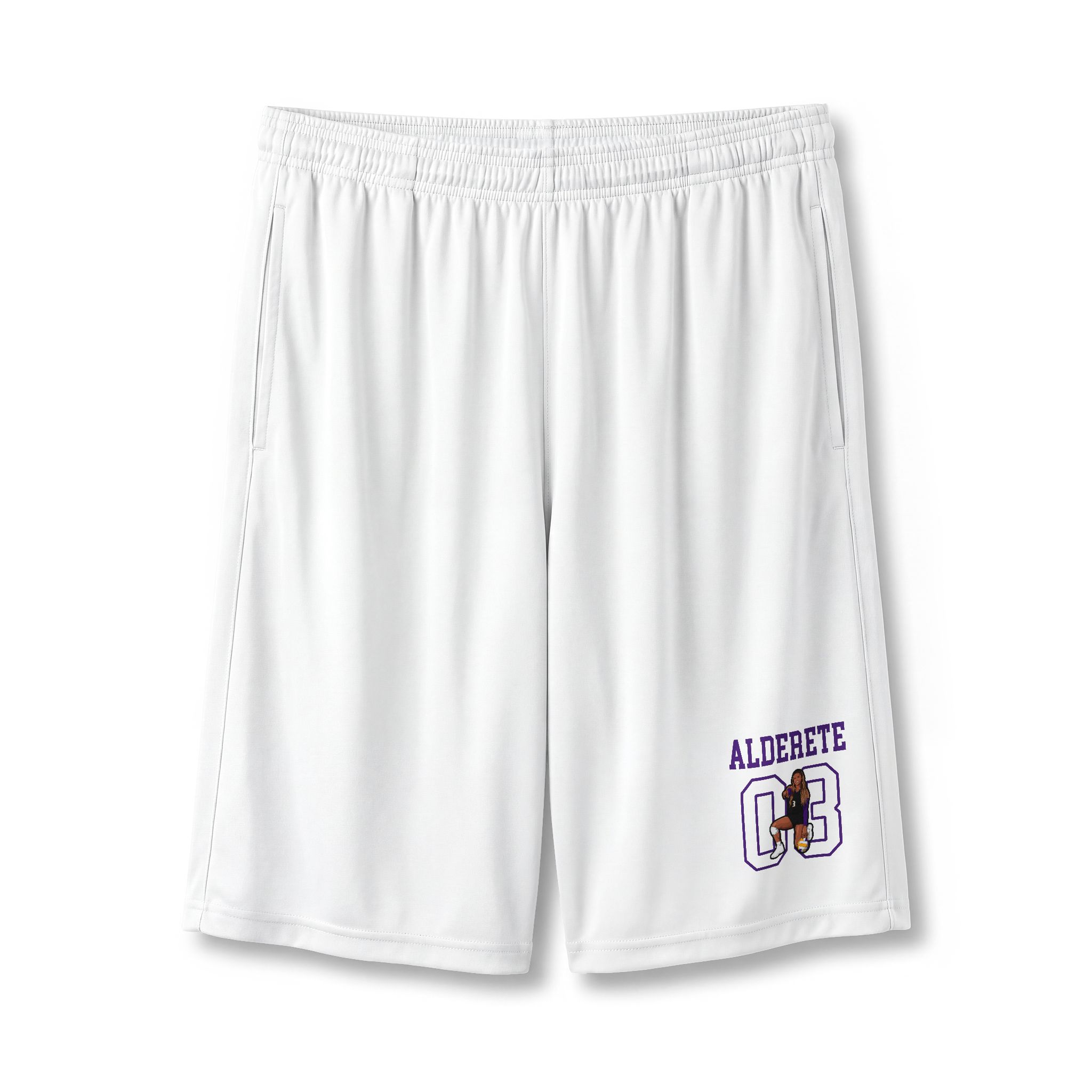 Shorts — character_shirsey in White