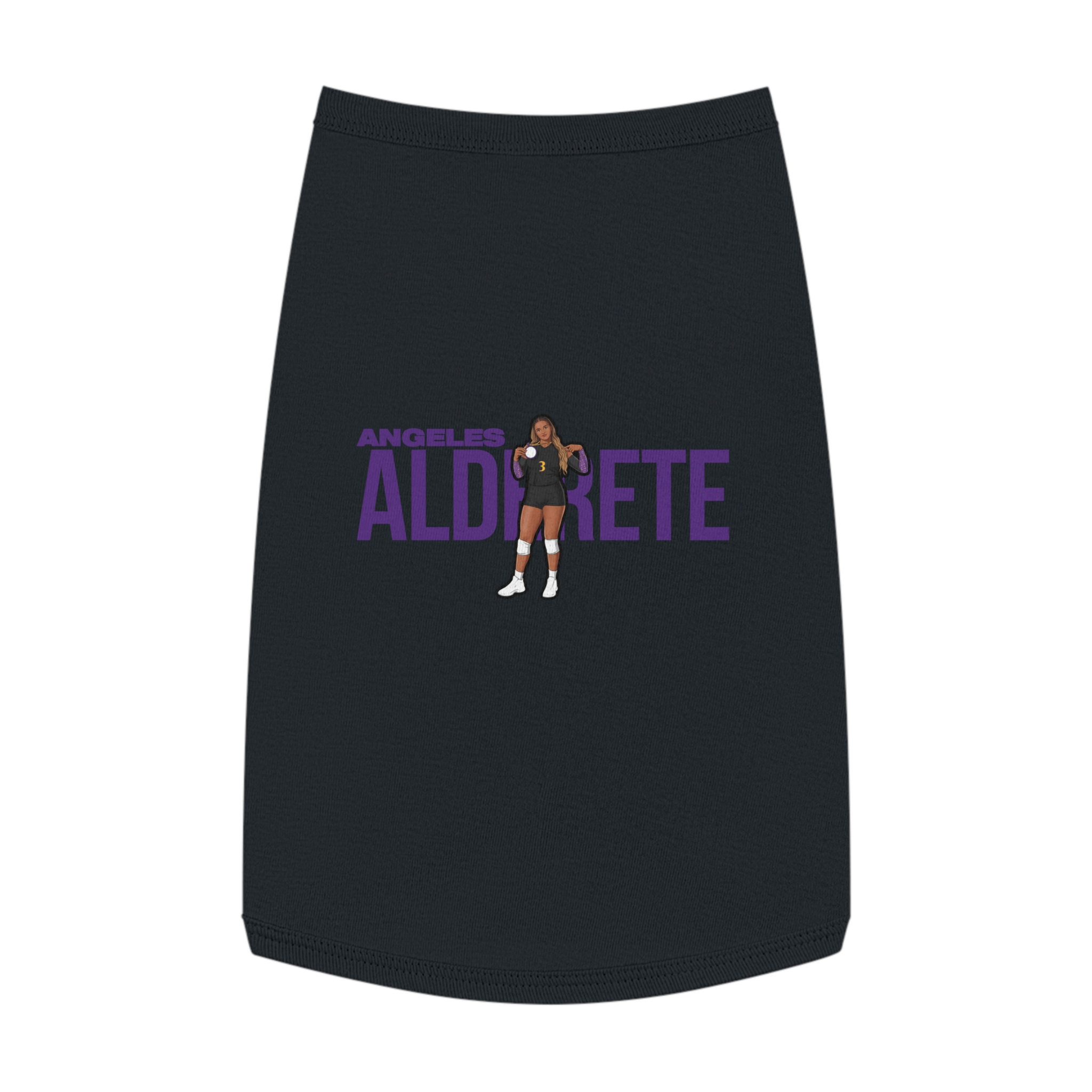 Pet Tank Top — character_player_name in White