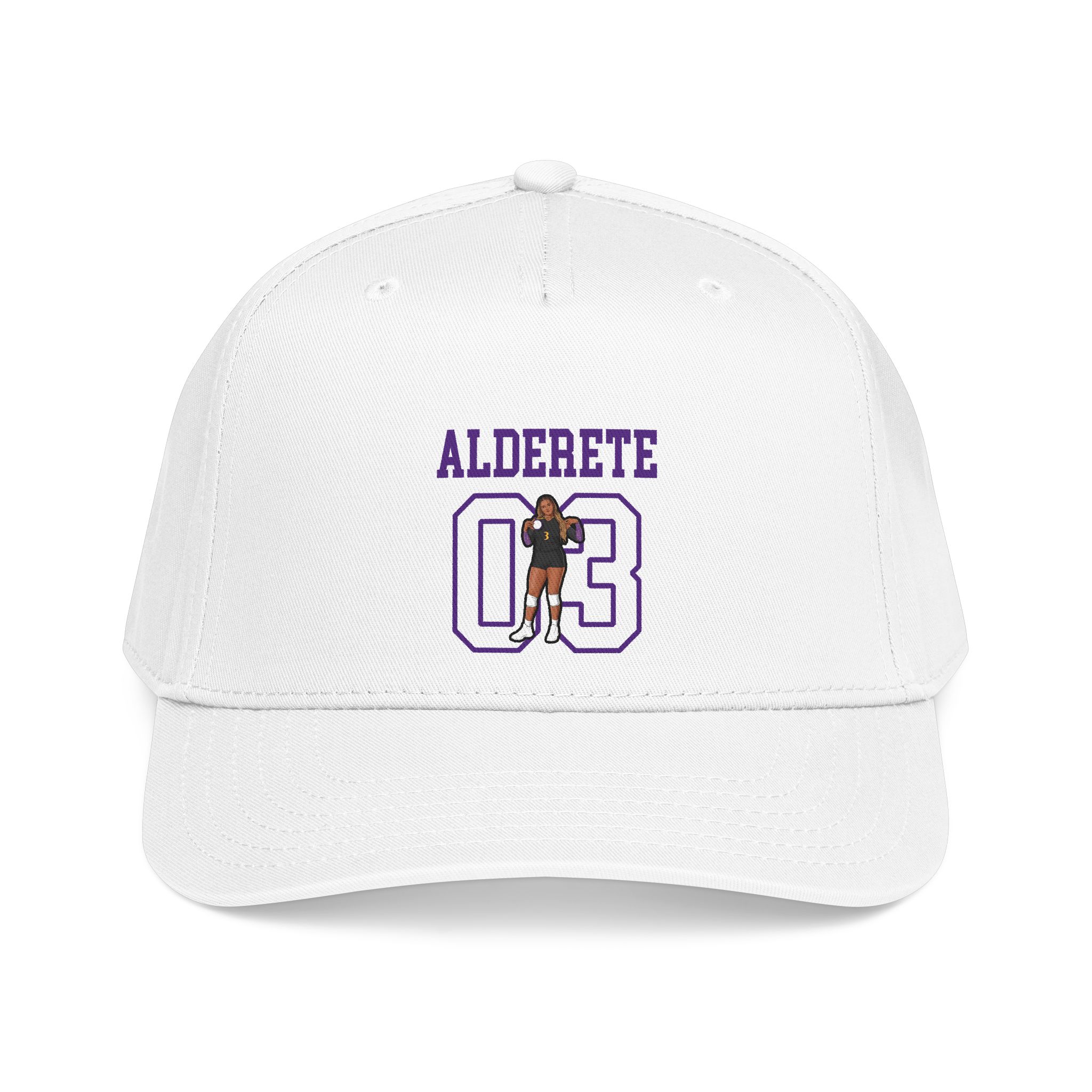 Baseball Cap — character_shirsey in White